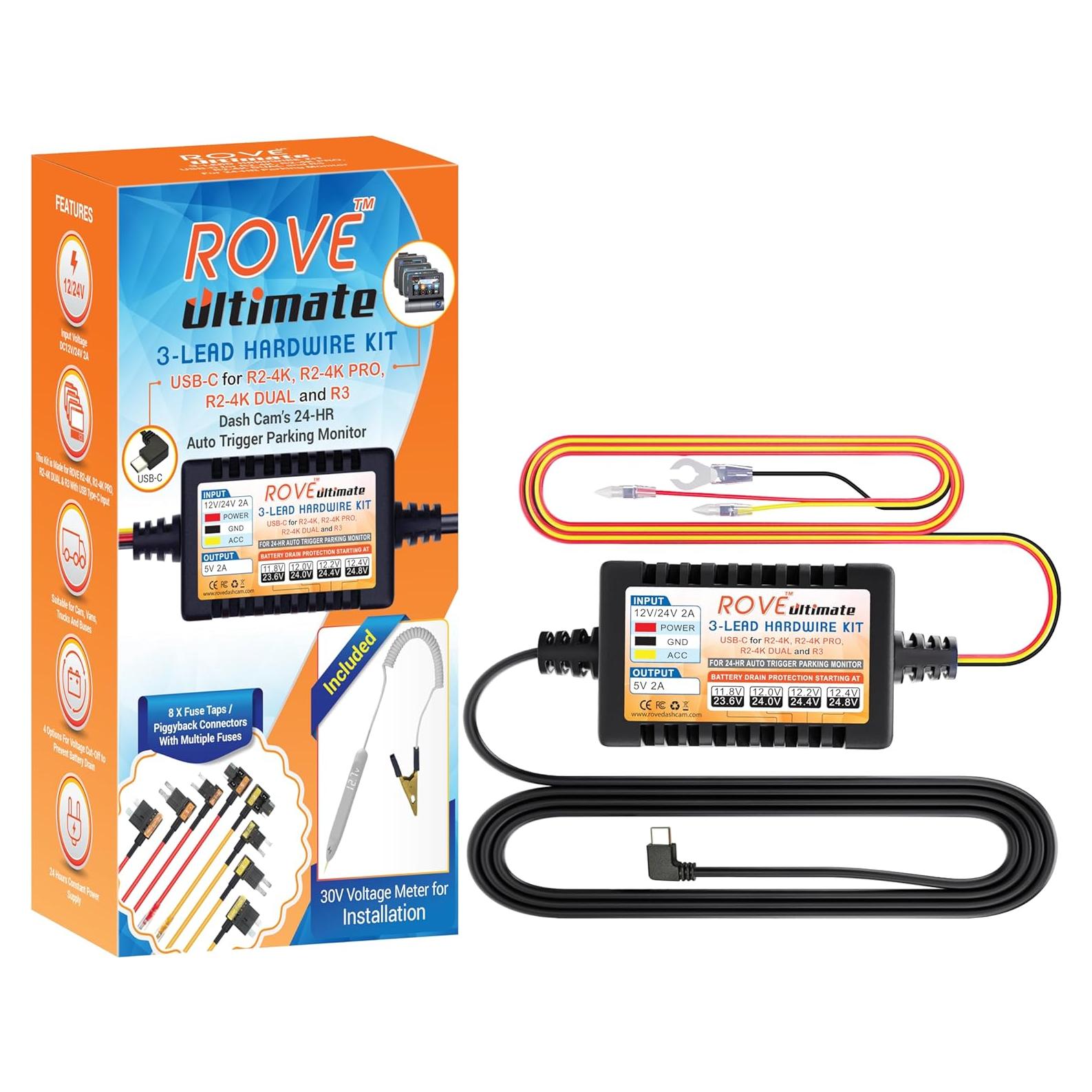 Kit de Cableado Duro ROVE USB-C para Cámaras R2-4K y R3