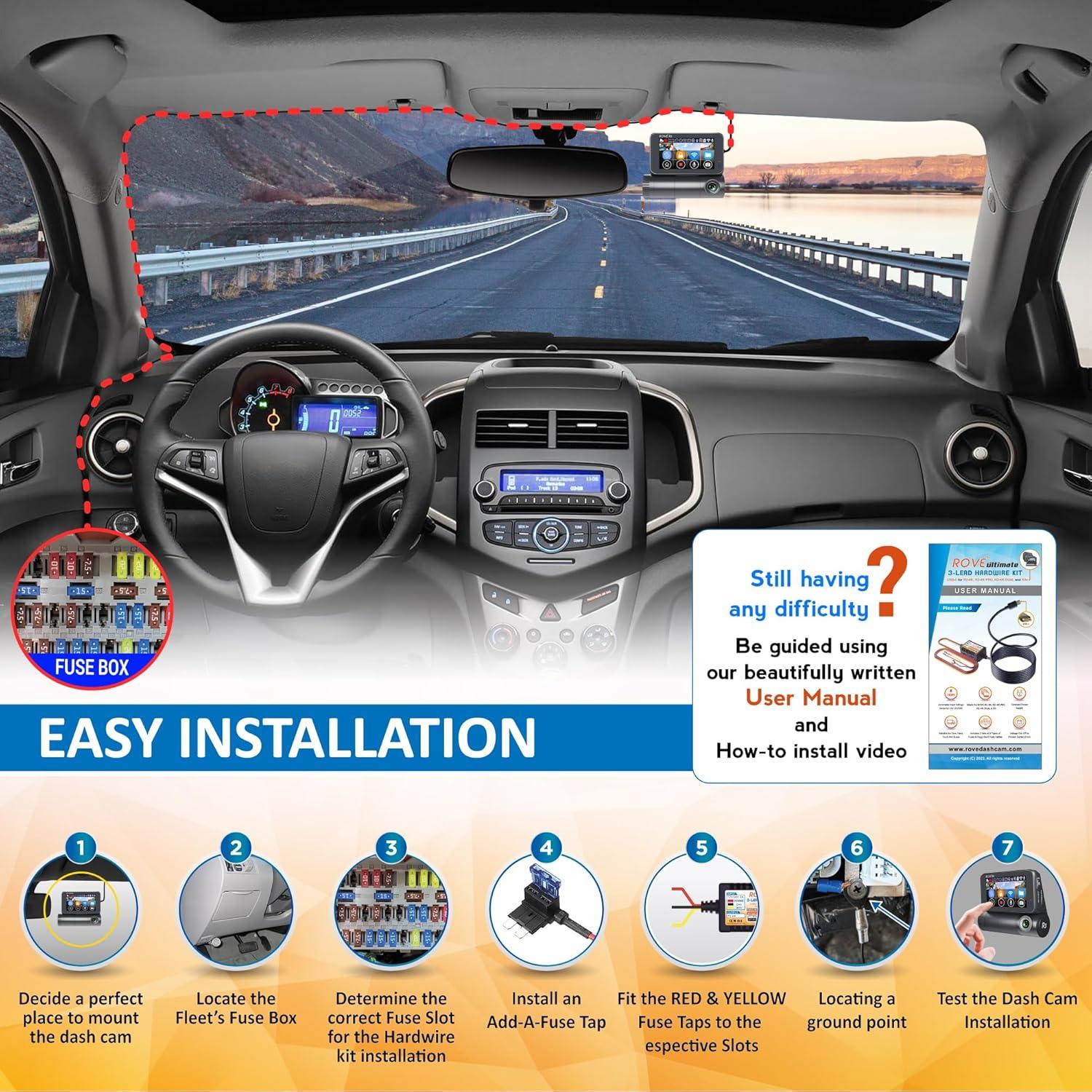 Kit de Cableado Duro ROVE USB-C para Cámaras R2-4K y R3