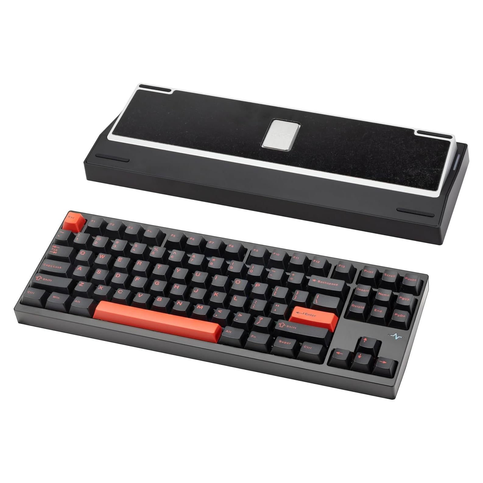 Teclado Mecánico WOBKEY Crush 80 Beta Aluminio CNC Negro Lite