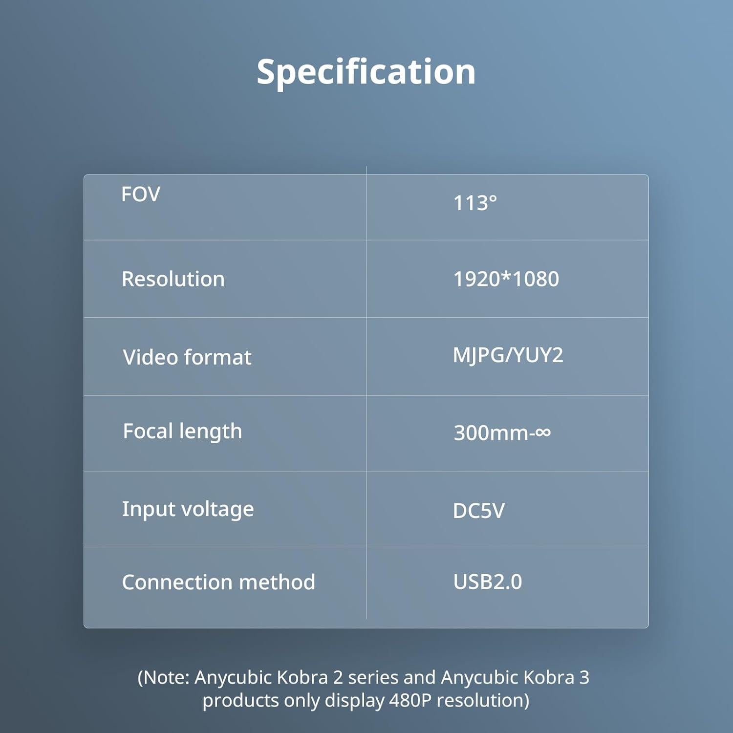 Cámara de Impresora 3D Anycubic Kobra 3 - Monitoreo Remoto