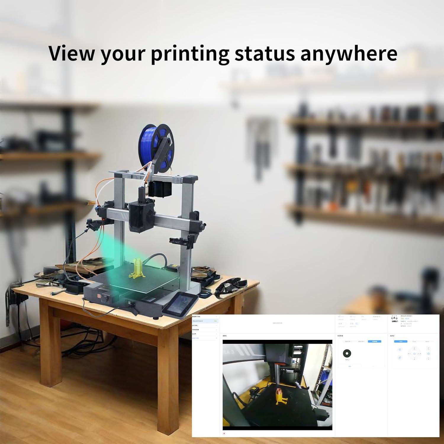Cámara FYSETC para Impresora 3D Kobra 3 - Vista Remota DIY