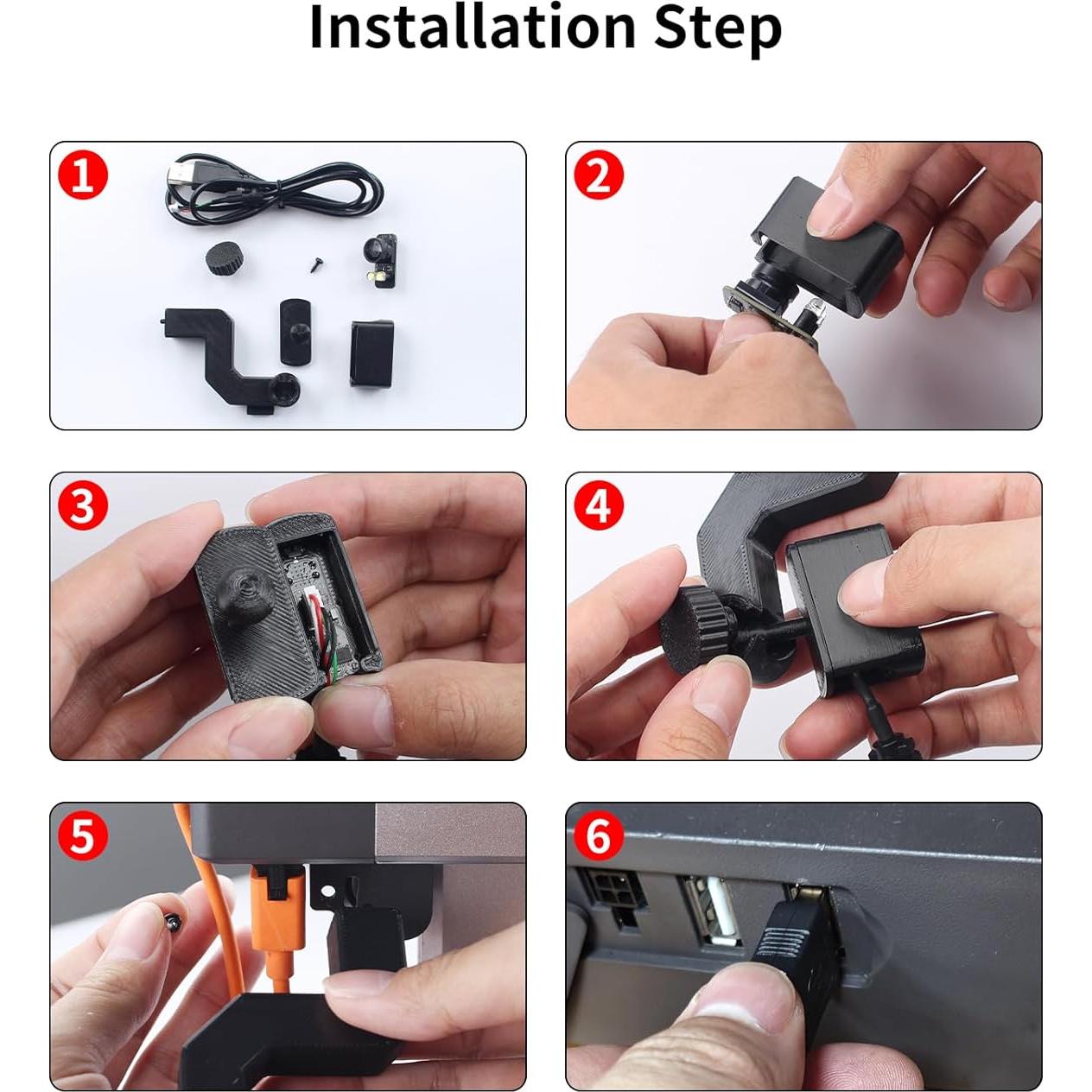 Cámara FYSETC para Impresora 3D Kobra 3 - Vista Remota DIY