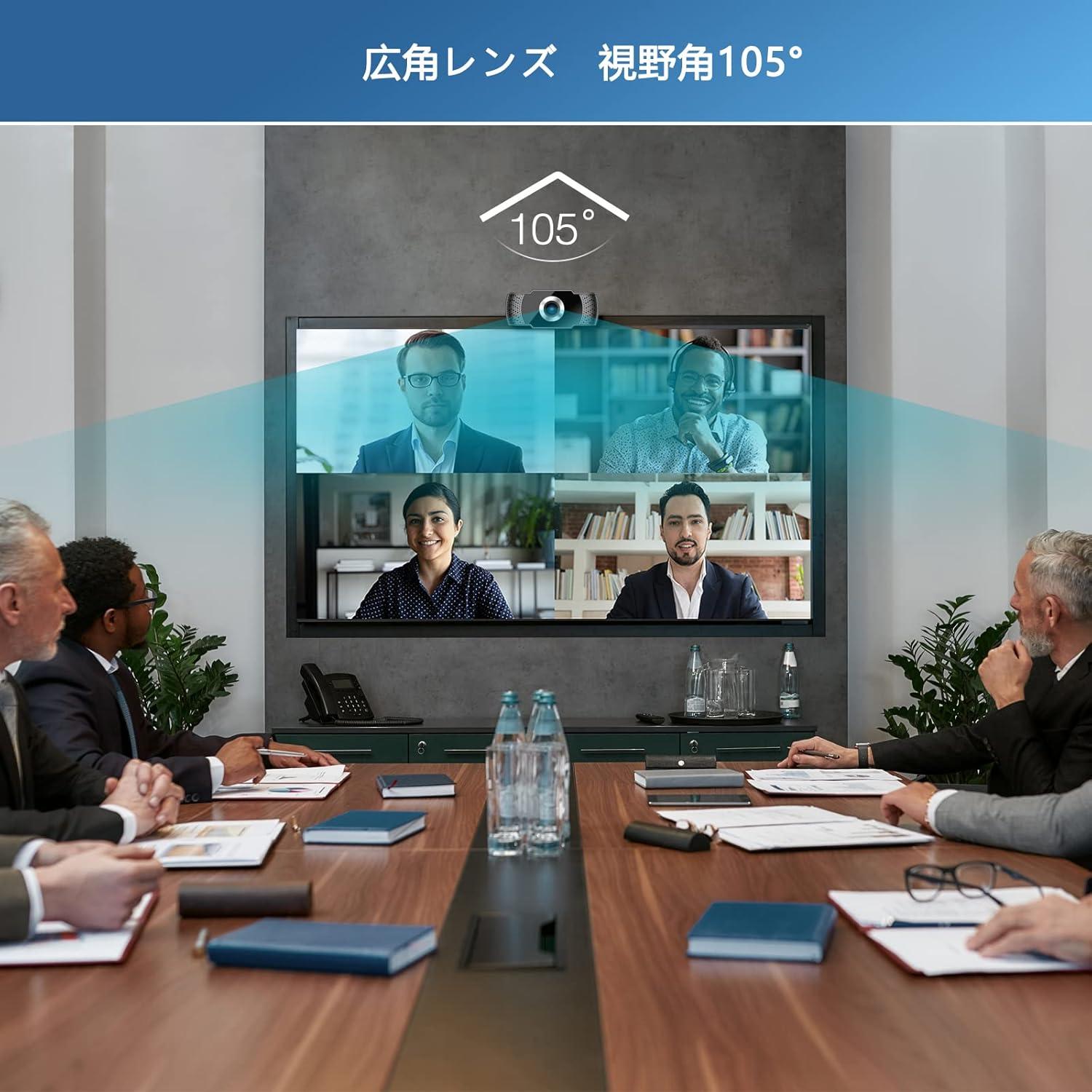 Cámara Web JOYACCESS 1080P con Micrófono y 105° de Vista