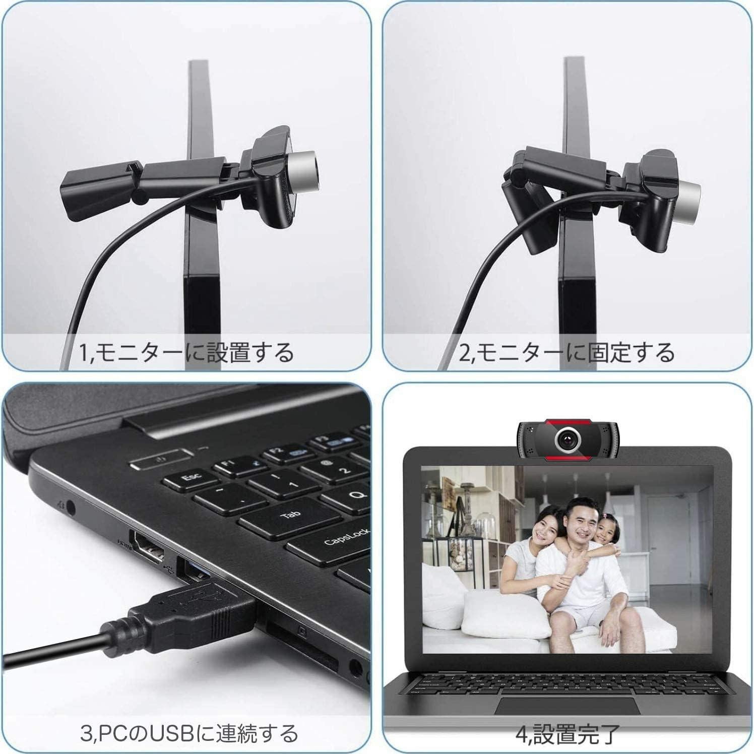 Cámara Web JOYACCESS 1080P con Micrófono y 105° de Vista