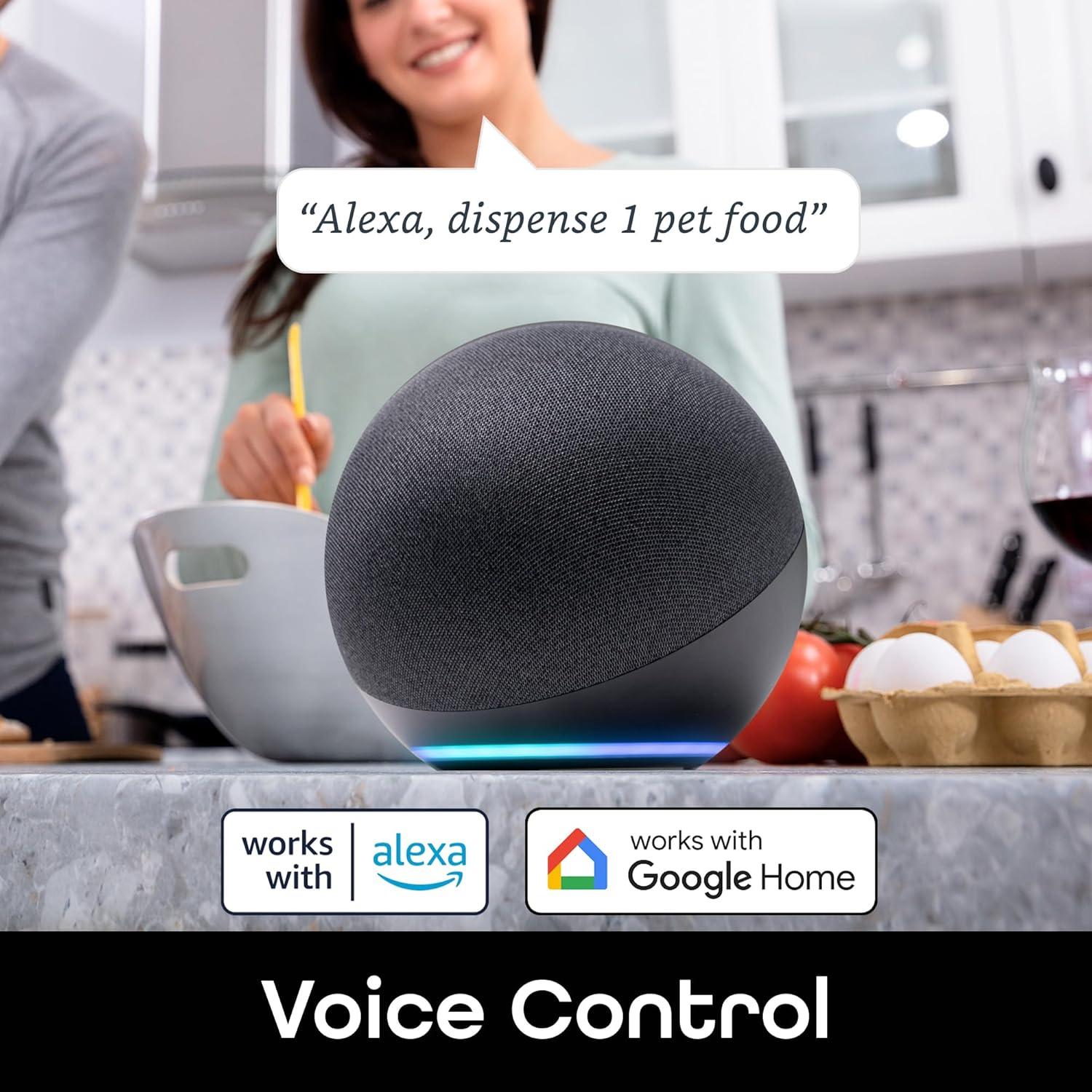 Geeni Alimentador Inteligente para Mascotas 2,68 kg Control App