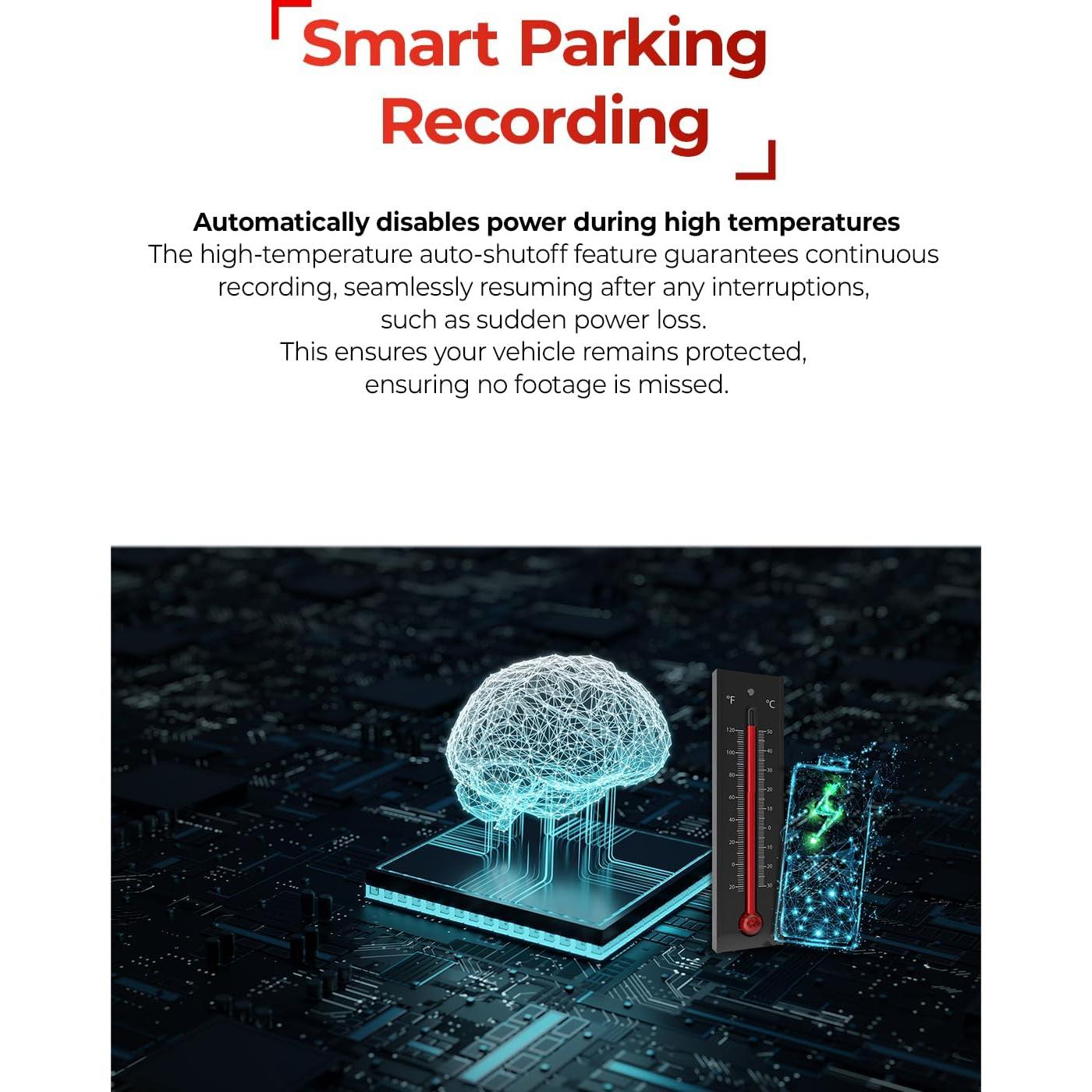 Cámara Dash THINKWARE ARC 1440P Doble, Wi-Fi, GPS, 32GB