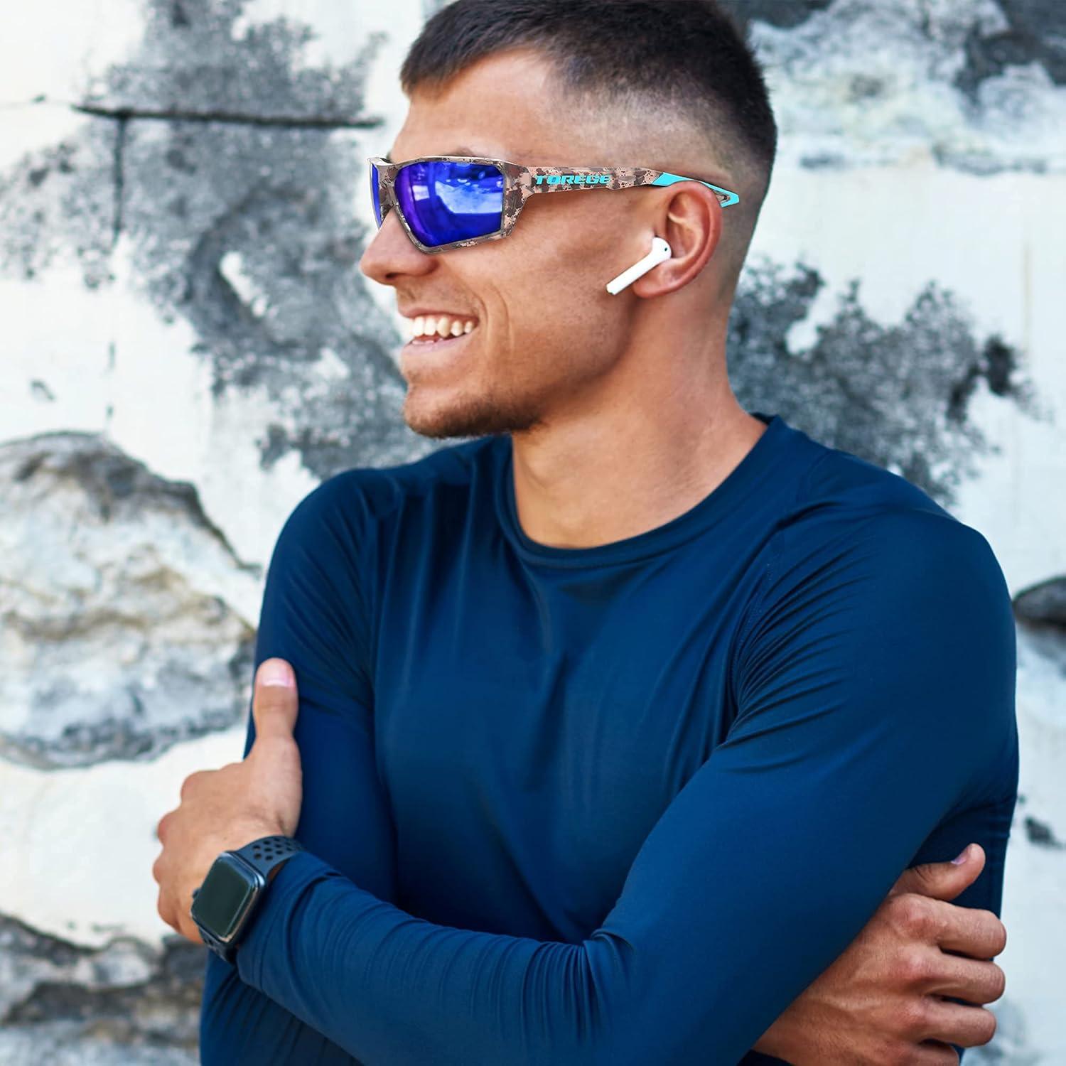 Gafas de sol deportivas TOREGE polarizadas para deportes