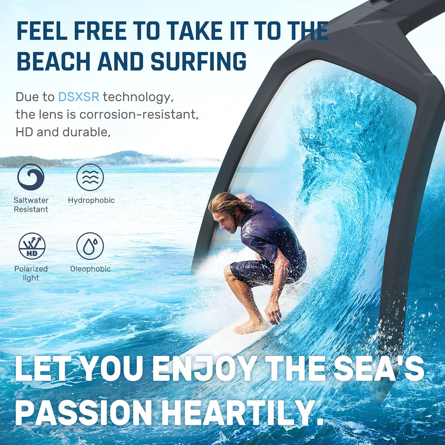 Gafas de sol polarizadas TOREGE para deportes al aire libre