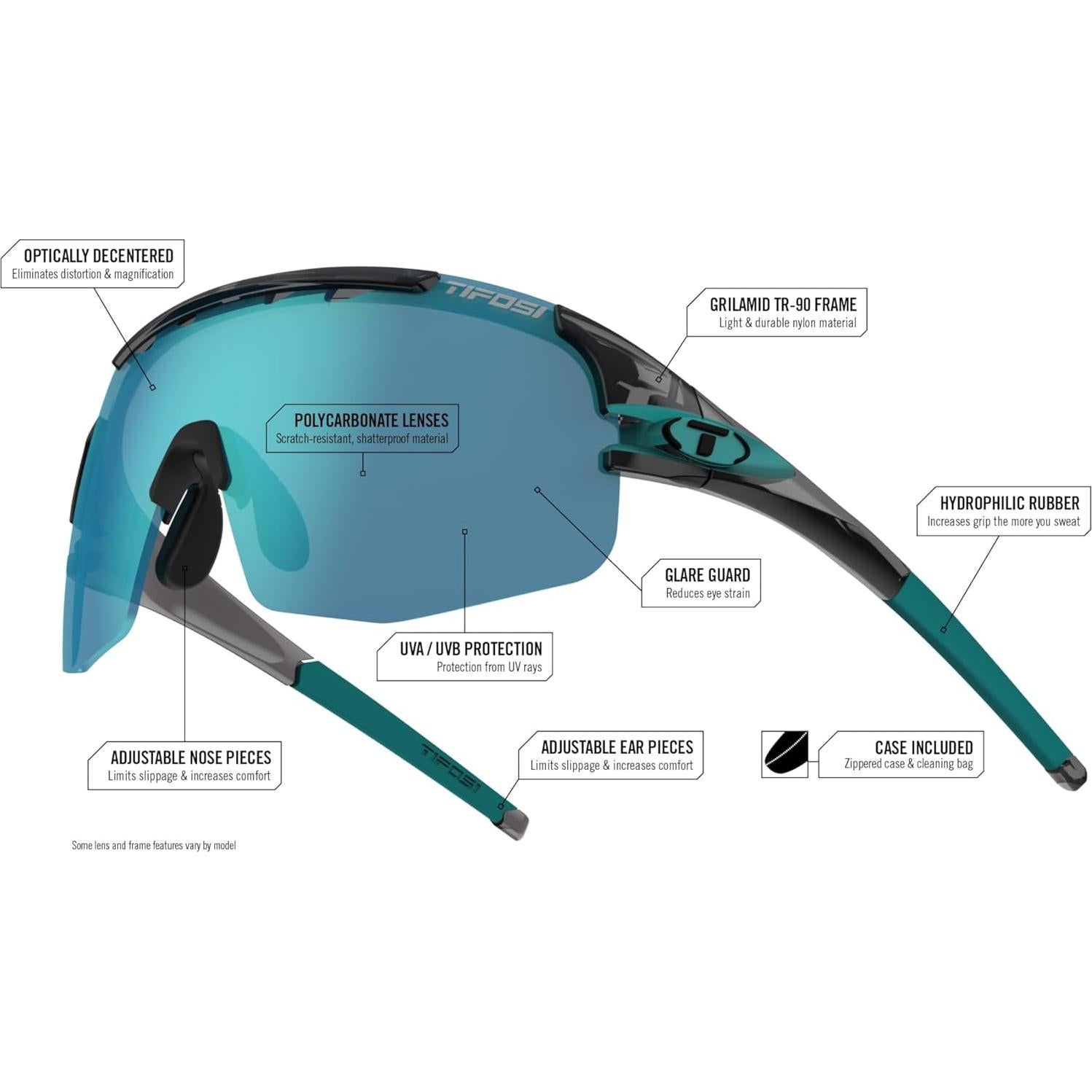 Gafas de sol Tifosi Sledge Lite Fototec para ciclismo y béisbol