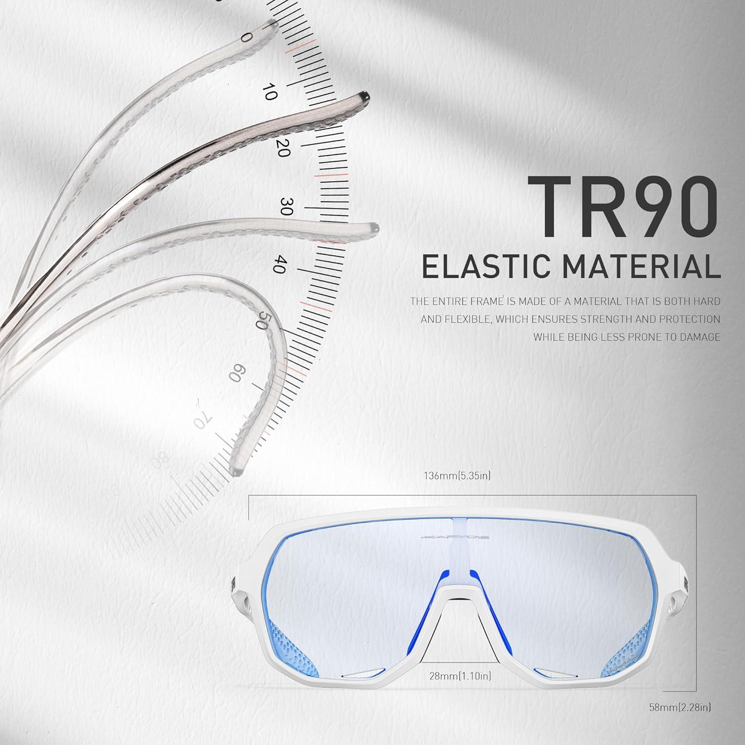 Gafas de Ciclismo KAPVOE Fotoquímicas UV400 para Adultos