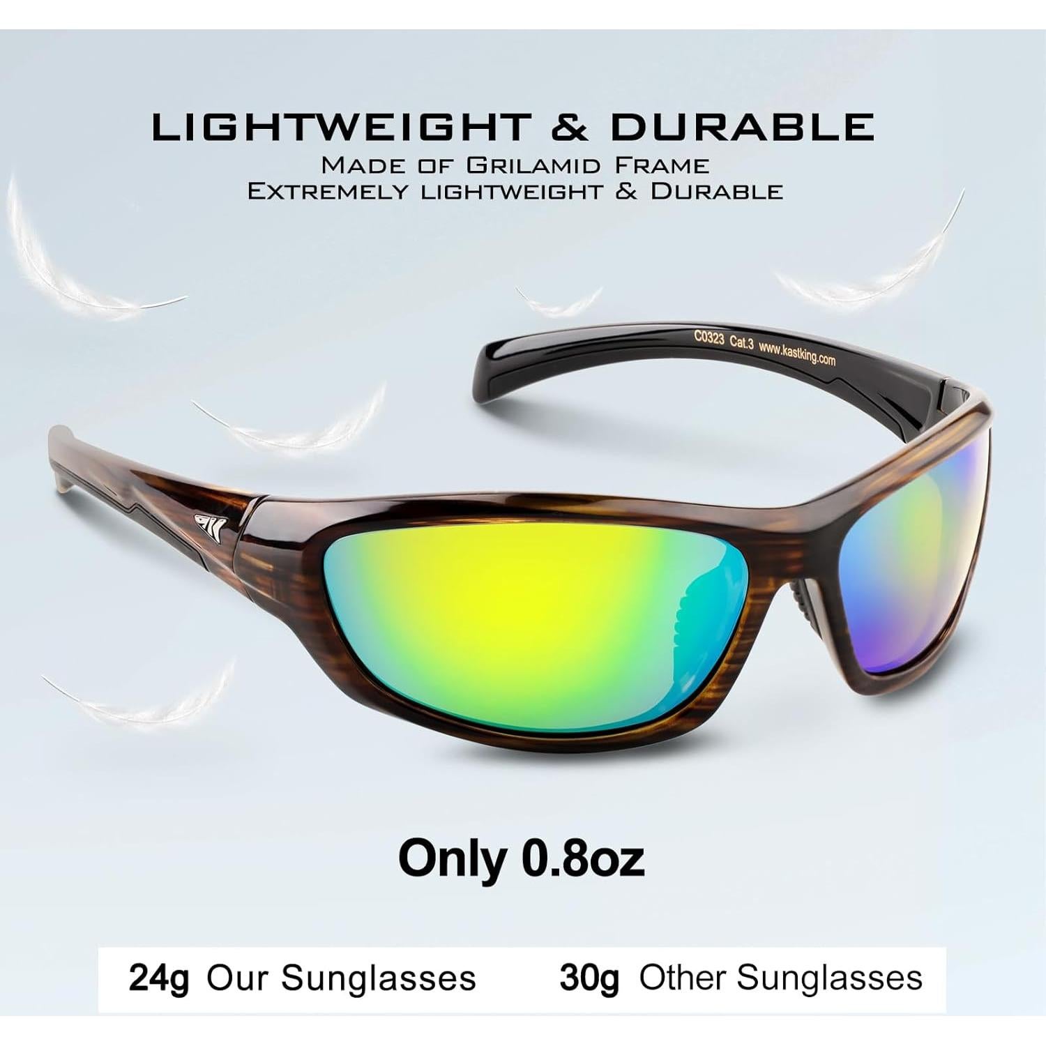 Gafas de sol deportivas KastKing Hiwassee polarizadas UV