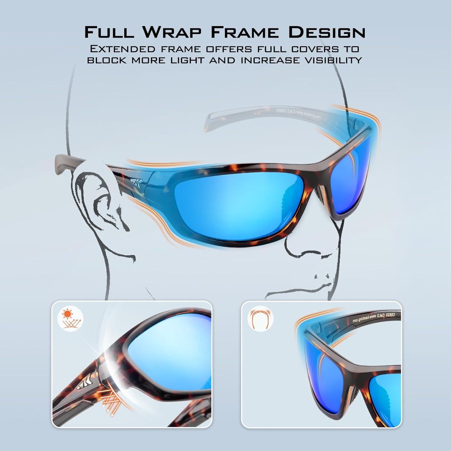 Gafas de Sol Polarizadas KastKing Hiwassee Unisex