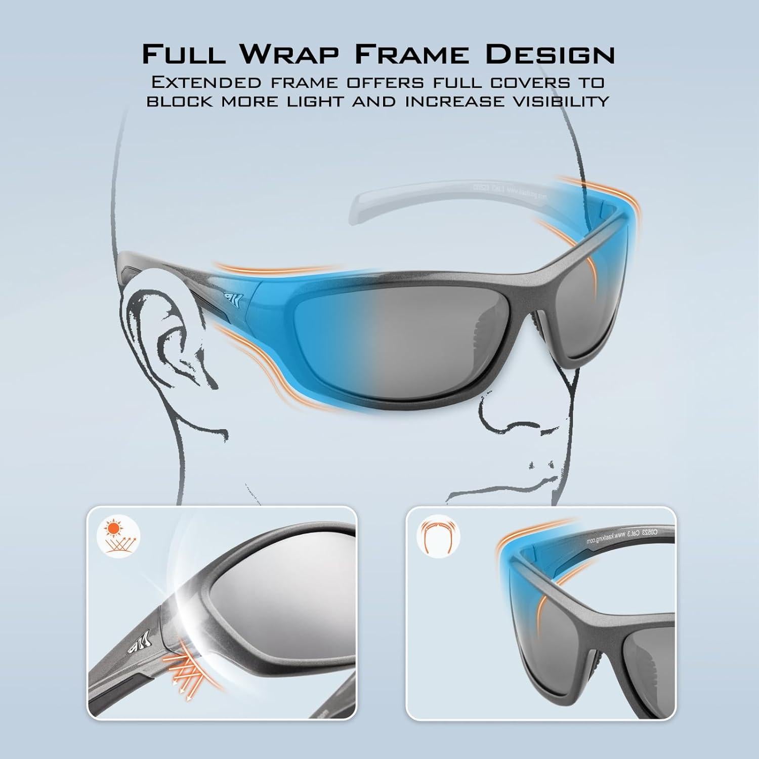 Gafas de Sol Polarizadas KastKing Hiwassee para Adultos