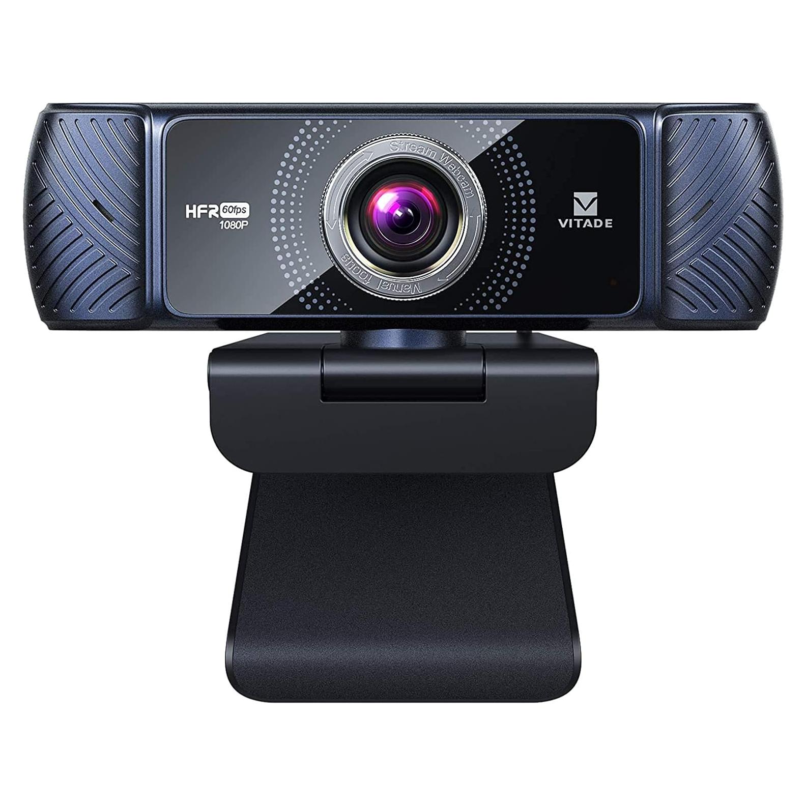 Webcam 1080P 60fps with Microphone for Streaming, 682H Pro HD USB Computer Web Camera Video Cam for Gaming Conferencing Mac Windows Desktop PC Laptop Xbox Skype OBS Twitch YouTube Xsplit