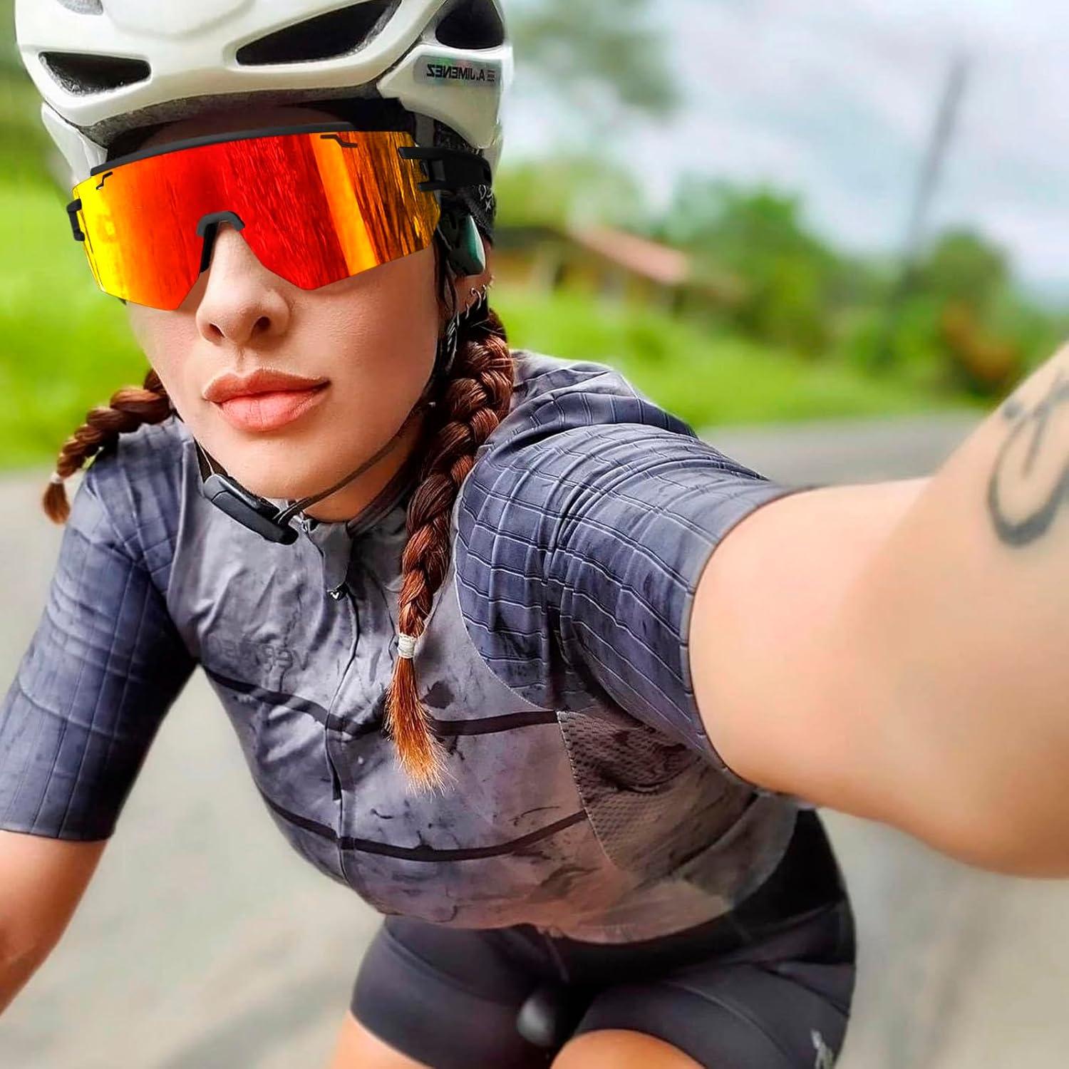 Gafas de Ciclismo Polarizadas VEWOE UV400 Ajustables