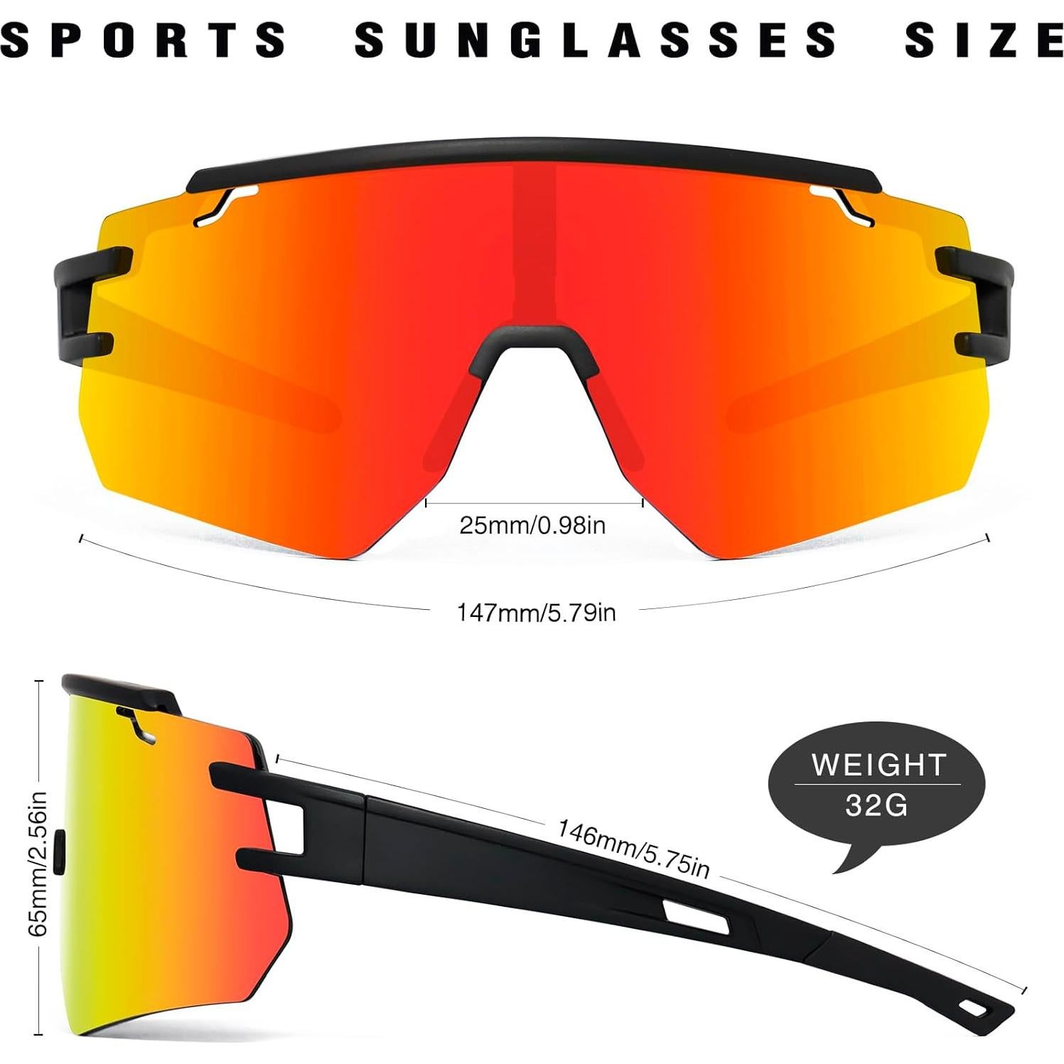Gafas de Ciclismo Polarizadas VEWOE UV400 Ajustables