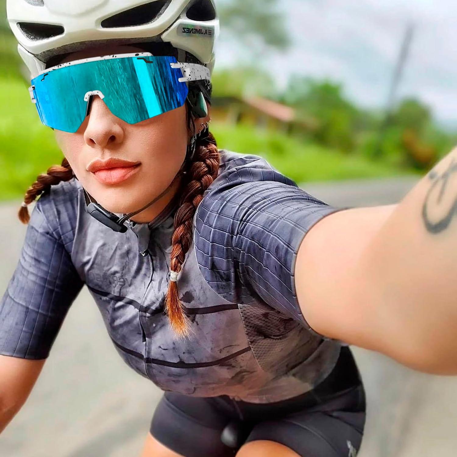 Gafas de Ciclismo Polarizadas VEWOE UV400 Unisex Adulto