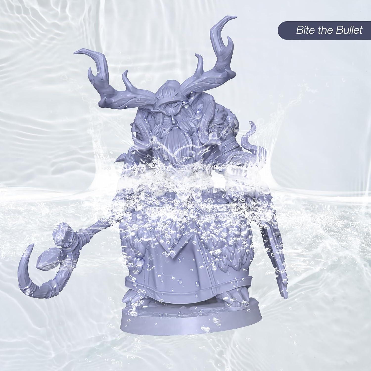 Resina Lavable con Agua ELEGOO 2000g UV 405nm Gris