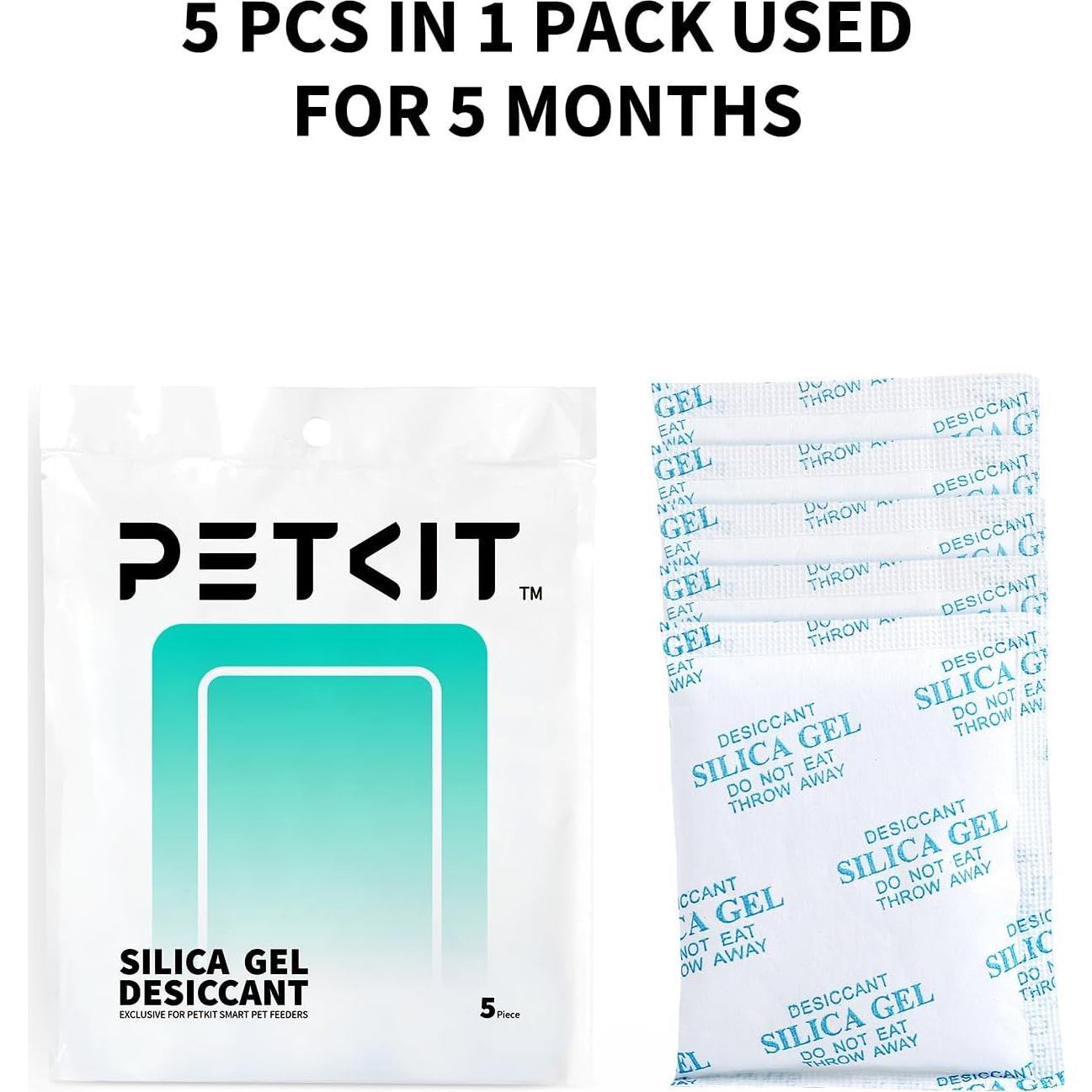 Bolsas Deshidratantes PETKIT para Comederos Automáticos - 5 Pzas