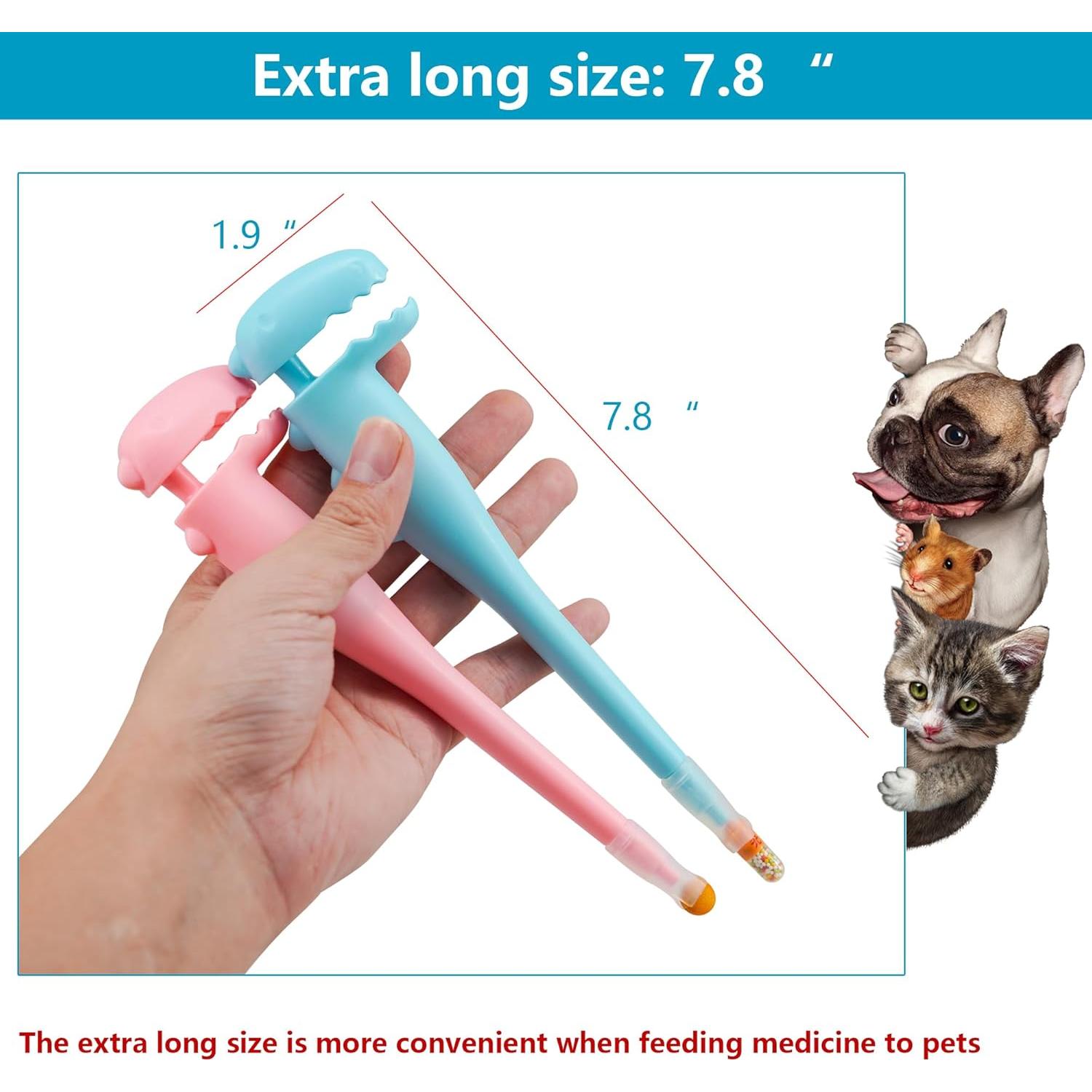 Dispensador de pastillas para mascotas YeulYuuri Rosa 20 cm