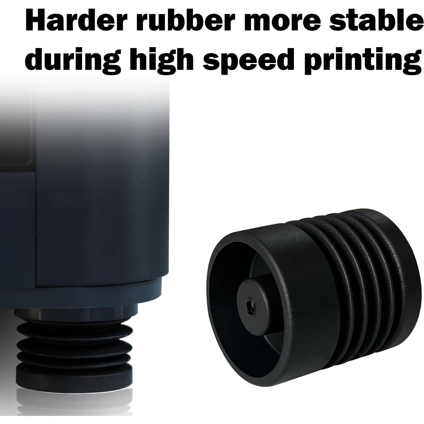 4 Piezas Almohadillas Antivibración de Silicona RugooSpink para Impresora 3D Elegoo Centauri