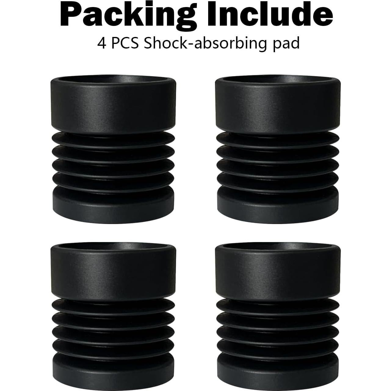 4 Piezas Almohadillas Antivibración de Silicona RugooSpink para Impresora 3D Elegoo Centauri