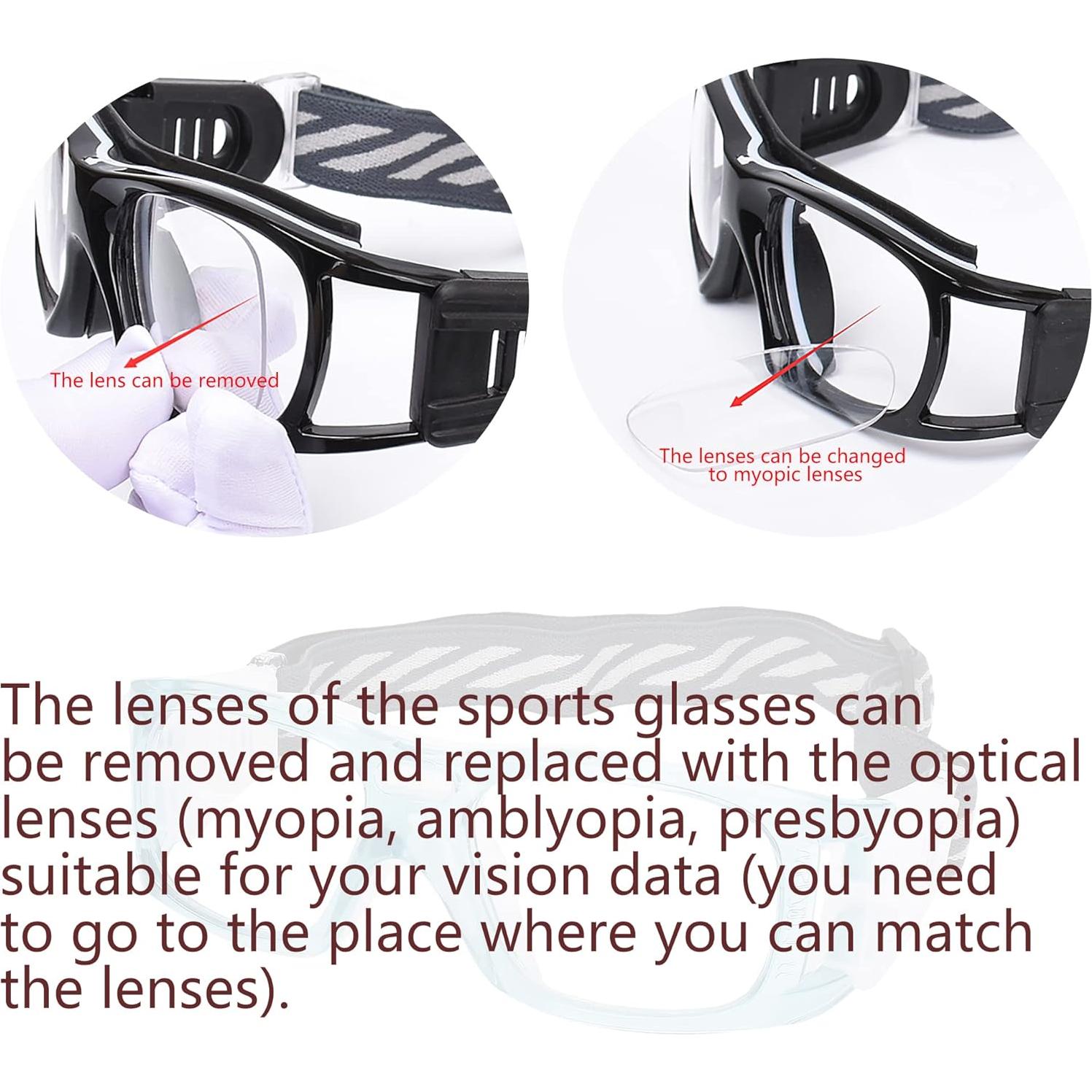 Gafas de Deporte SooGree con Lentes Removibles y Ajustables