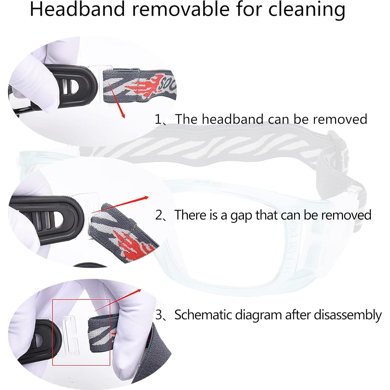 Gafas de Deporte SooGree con Lentes Removibles y Ajustables