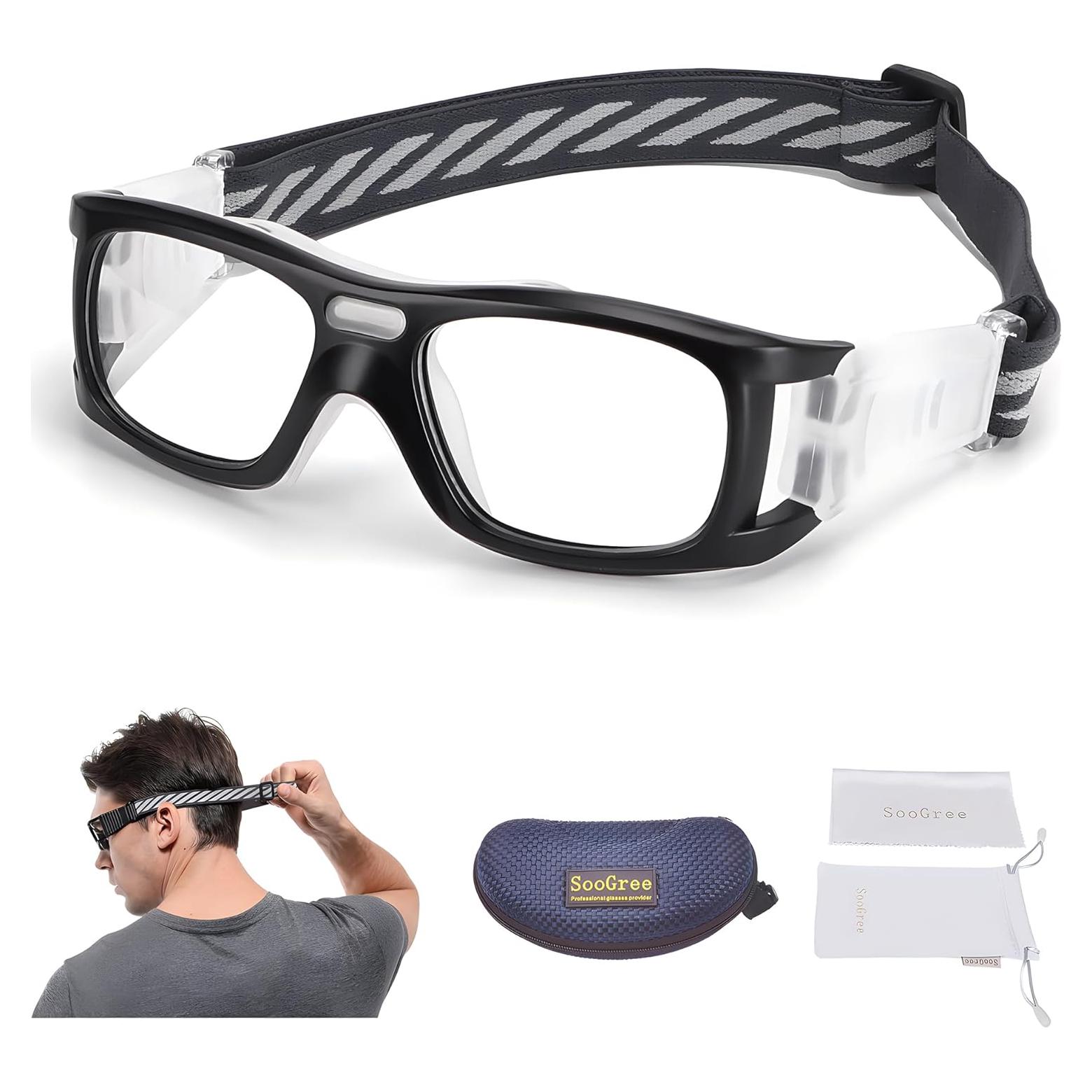 Gafas de Deporte SooGree con Lentes Removibles y Correa Ajustable