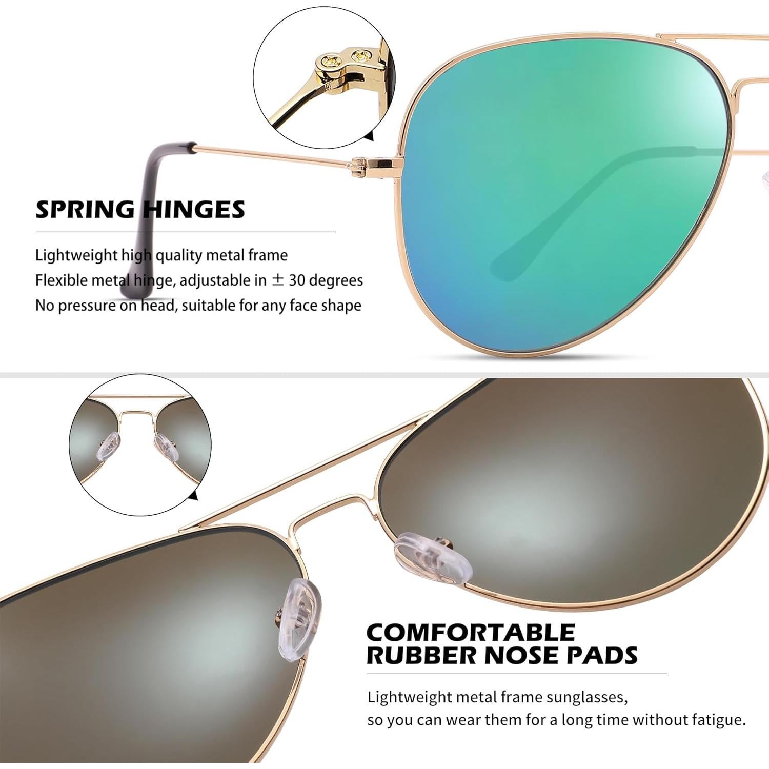 Gafas de sol Aviador Pro Acme UV400 Polarizadas Verde