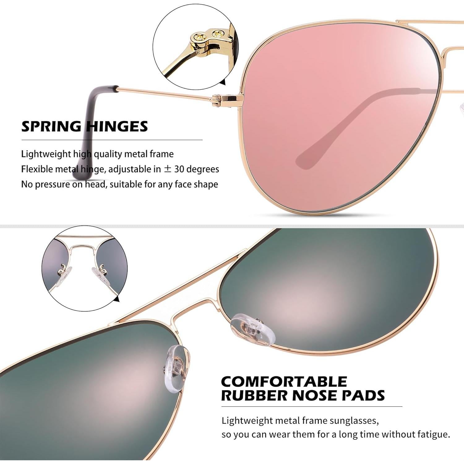 Gafas de sol Aviador Pro Acme UV400 para hombres y mujeres