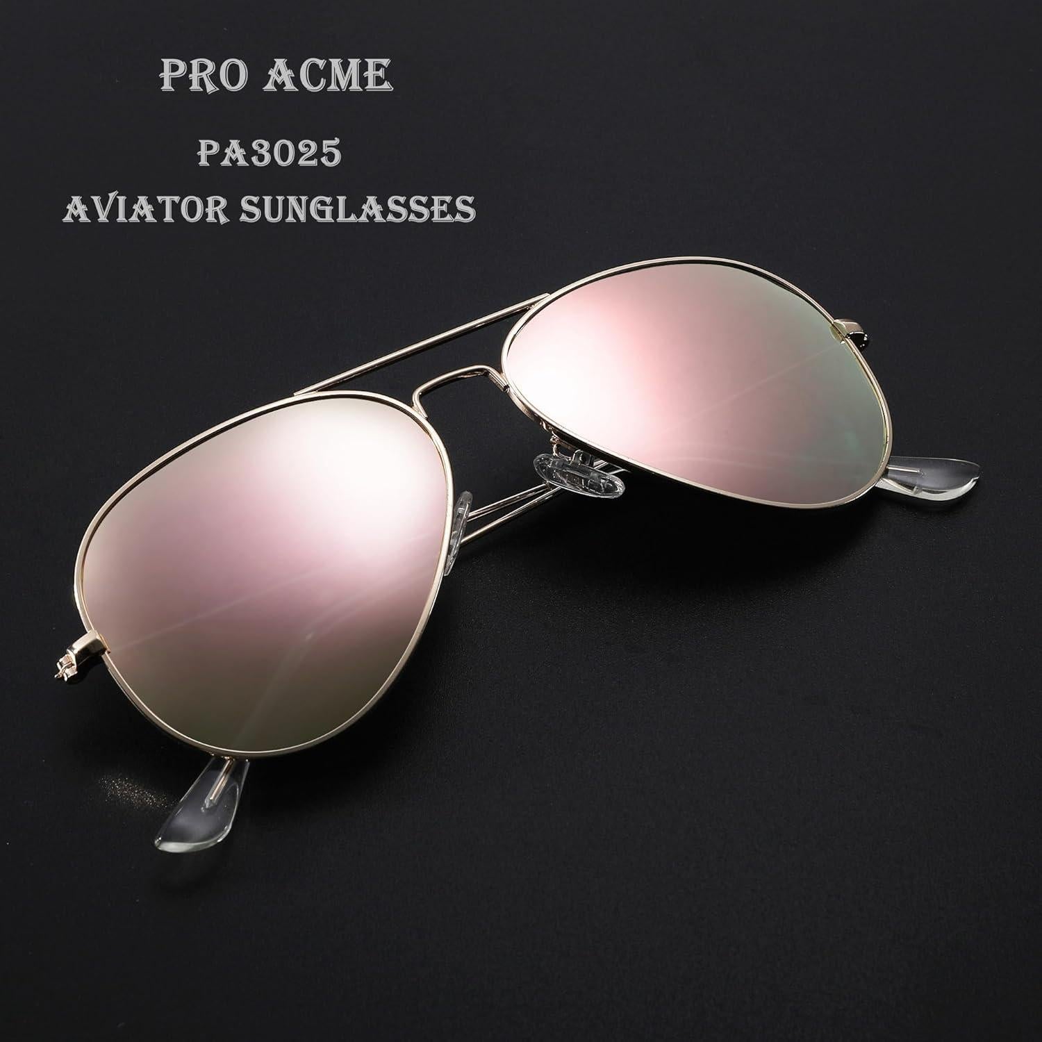 Gafas de sol Pro Acme Aviador UV400 para hombres y mujeres