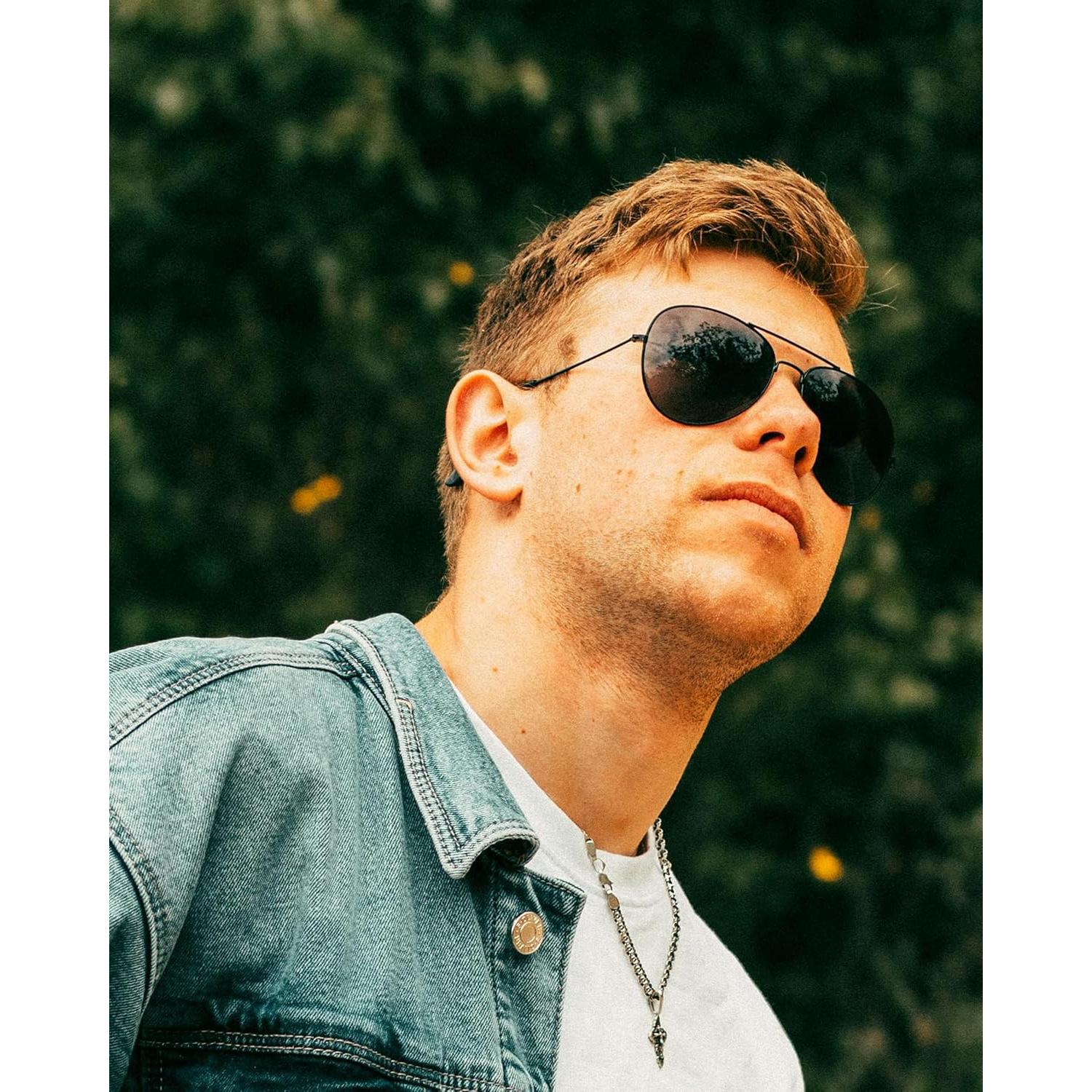 Gafas de sol Aviador Pro Acme UV400 Marco Dorado Morado