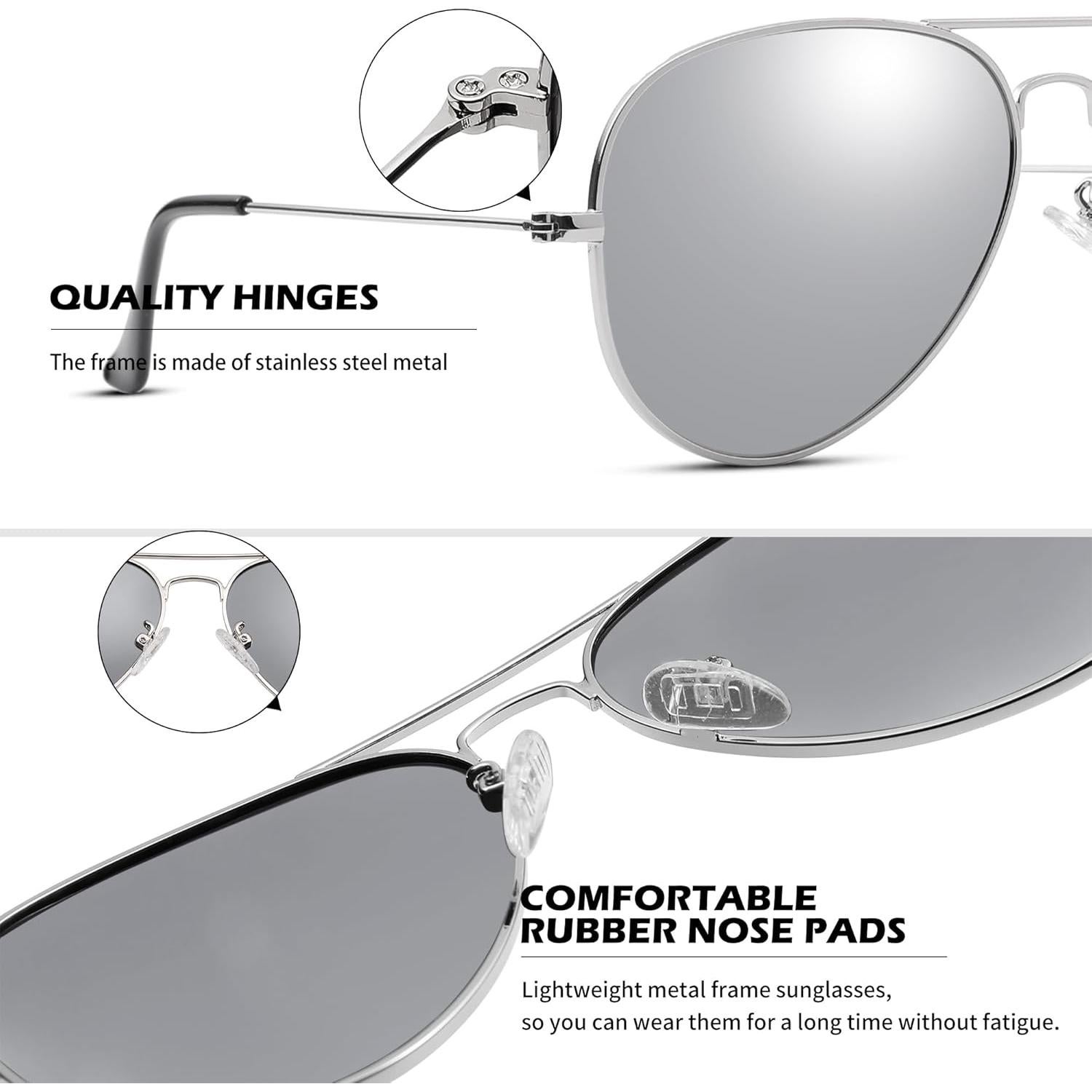 Gafas de sol Pro Acme Aviador UV400 para hombres y mujeres