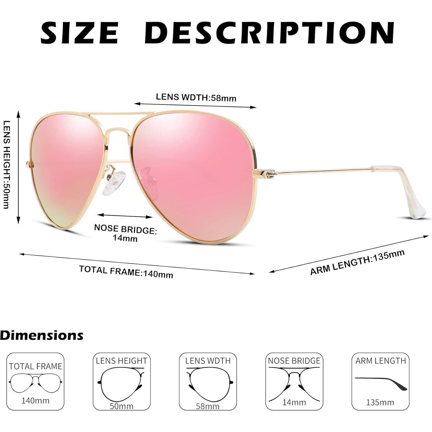 Gafas de sol Pro Acme Aviador Polarizadas UV400