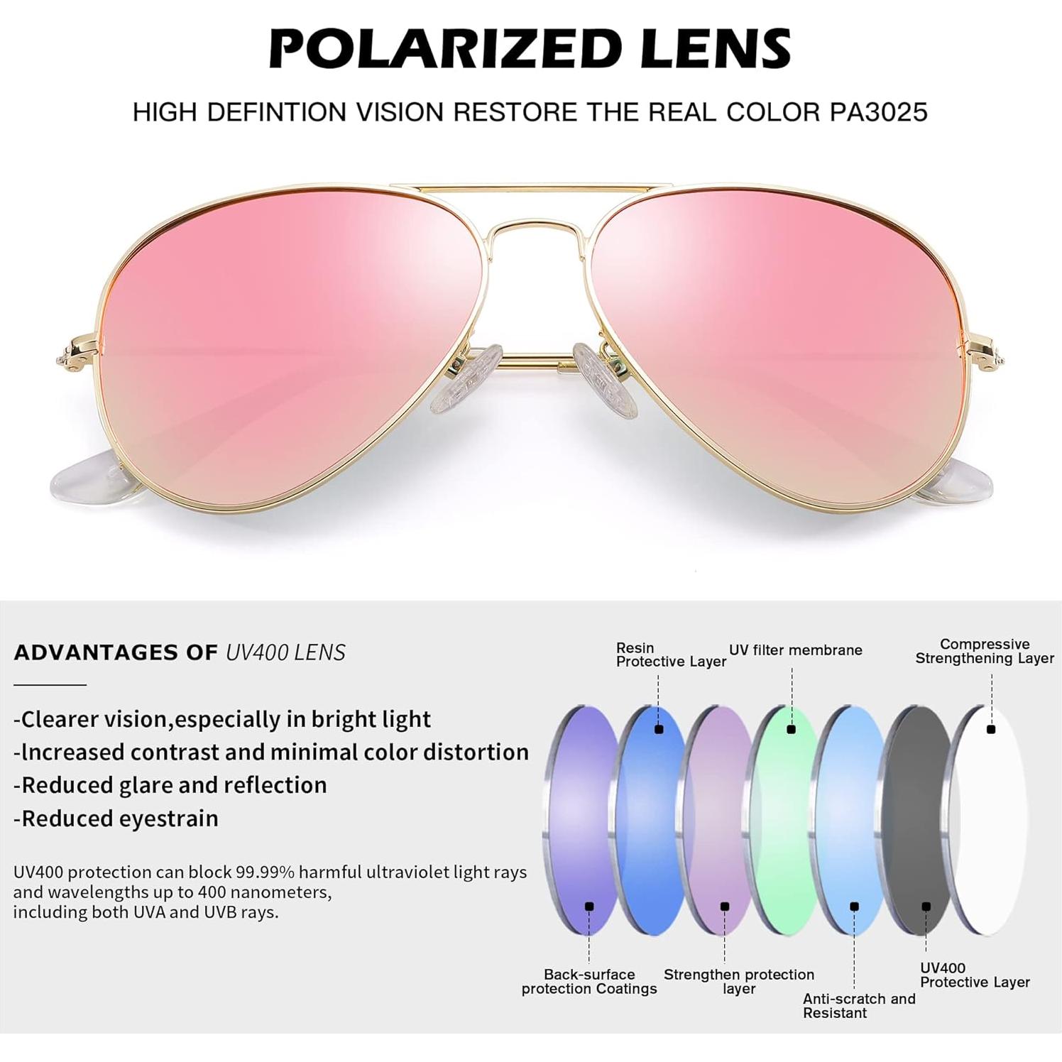 Gafas de sol Pro Acme Aviador Polarizadas UV400