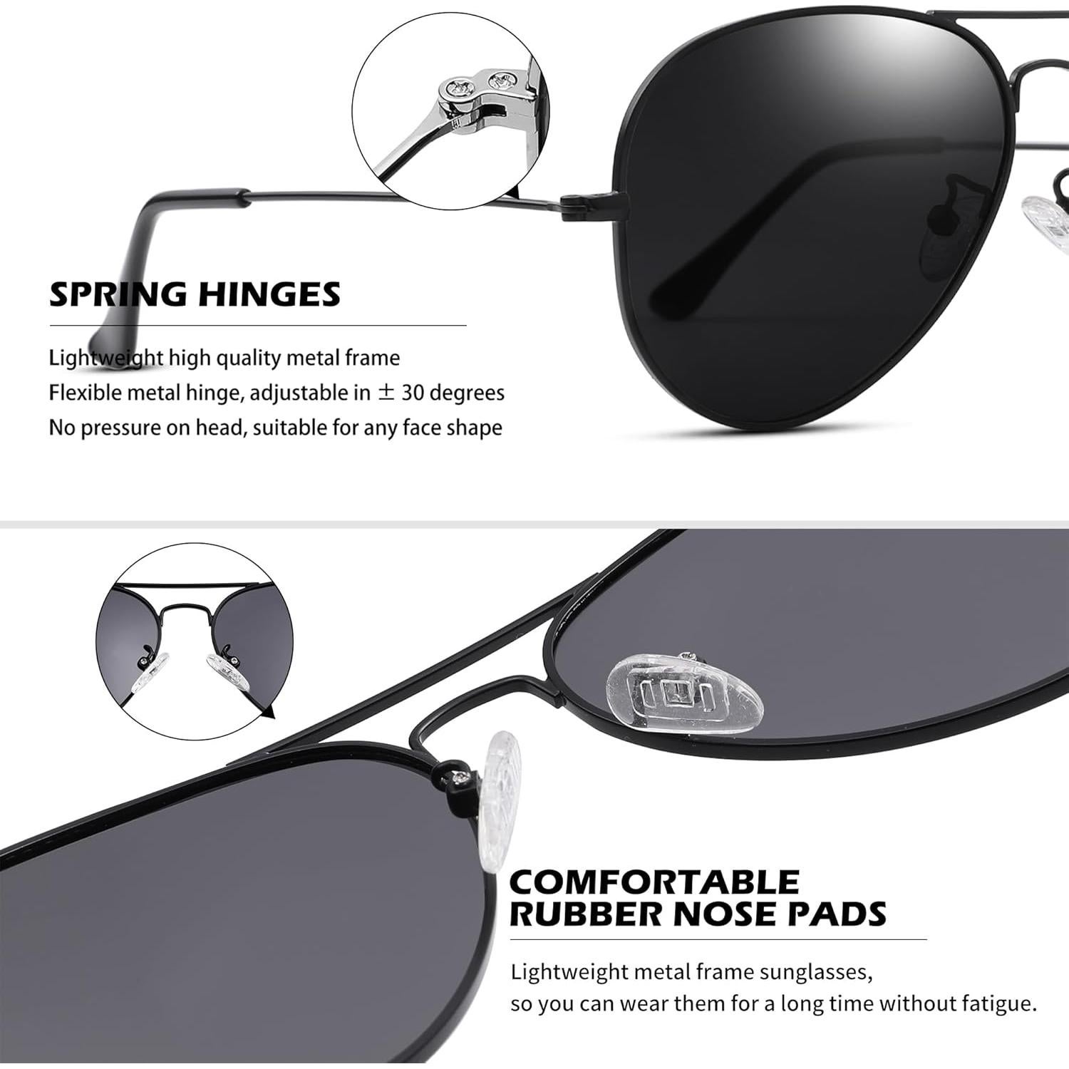 Gafas de sol Aviador Pro Acme UV400 Polarizadas 58mm