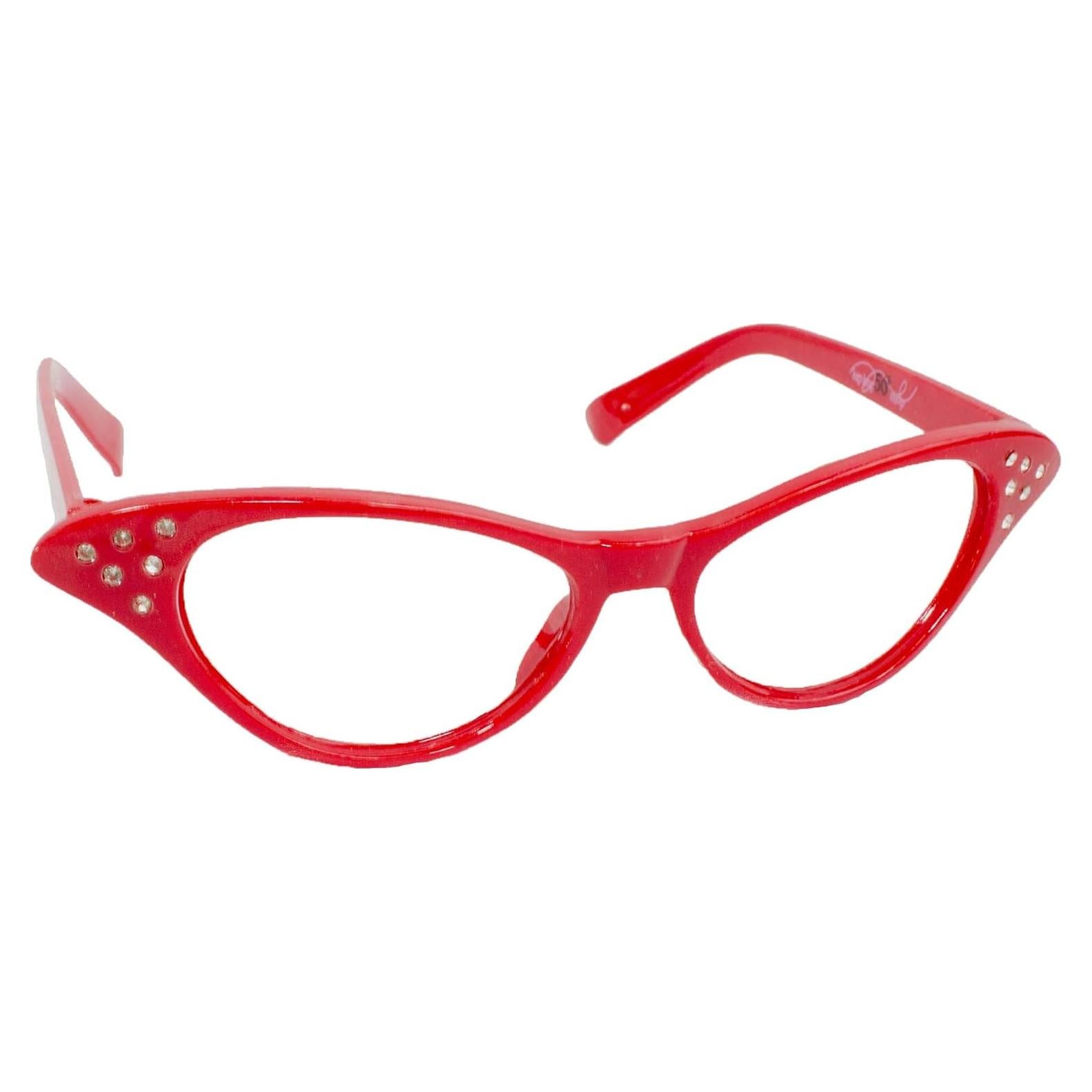 Gafas Ojo de Gato Hip Hop 50's Shop con Rhinestones