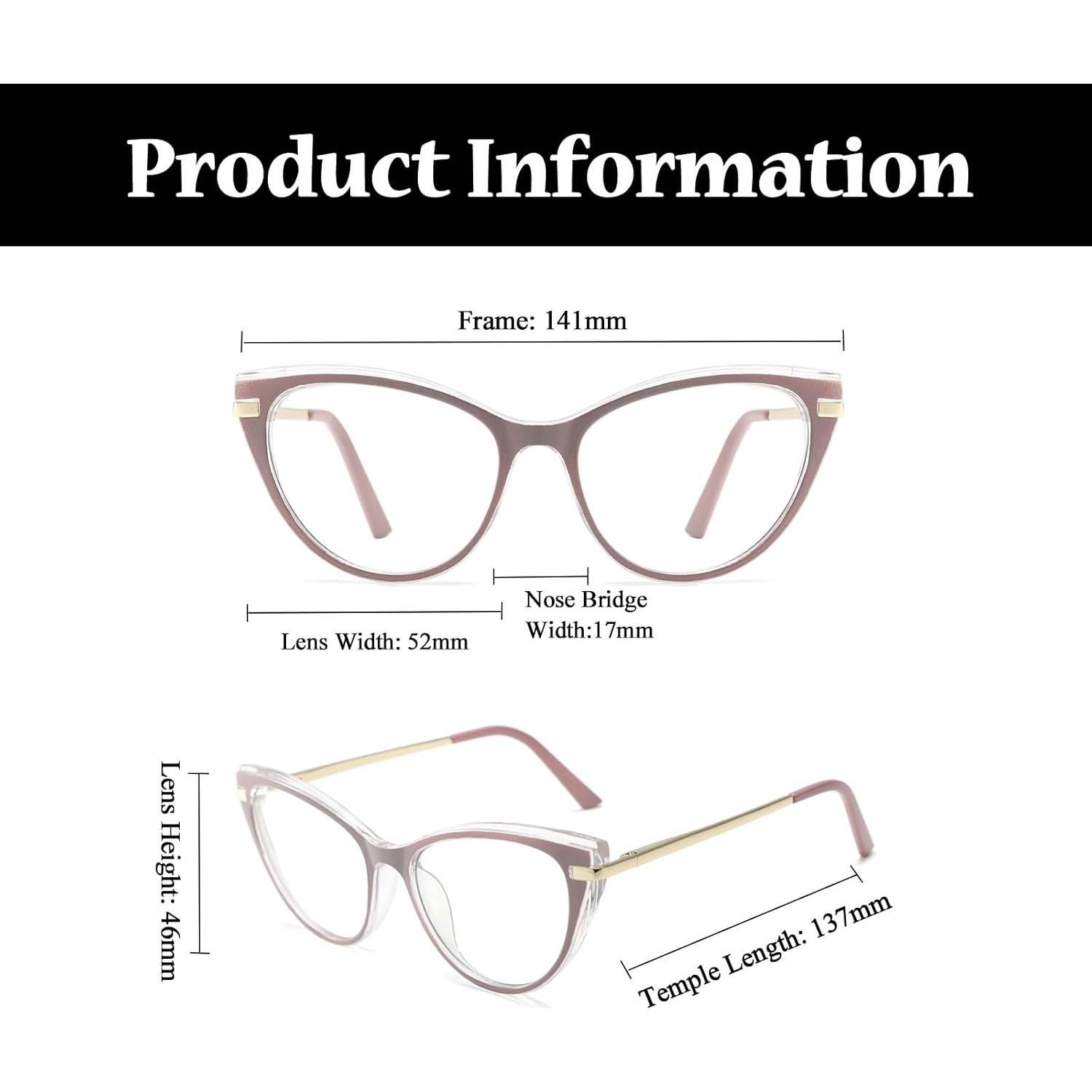 Gafas bloqueadoras de luz azul LJCZKA para mujeres, anti-fatiga