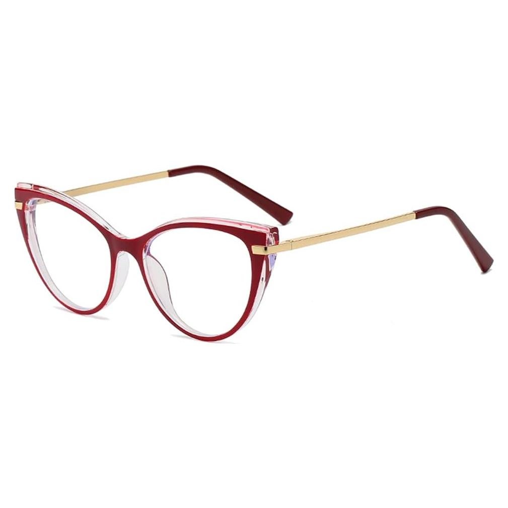 Gafas LJCZKA para Mujeres Anti-Fatiga Ocular Luz Azul