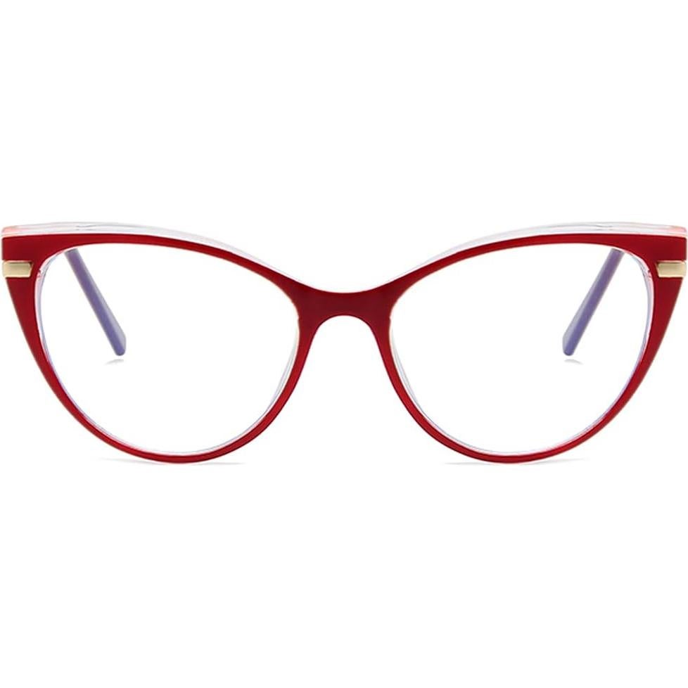 Gafas LJCZKA para Mujeres Anti-Fatiga Ocular Luz Azul