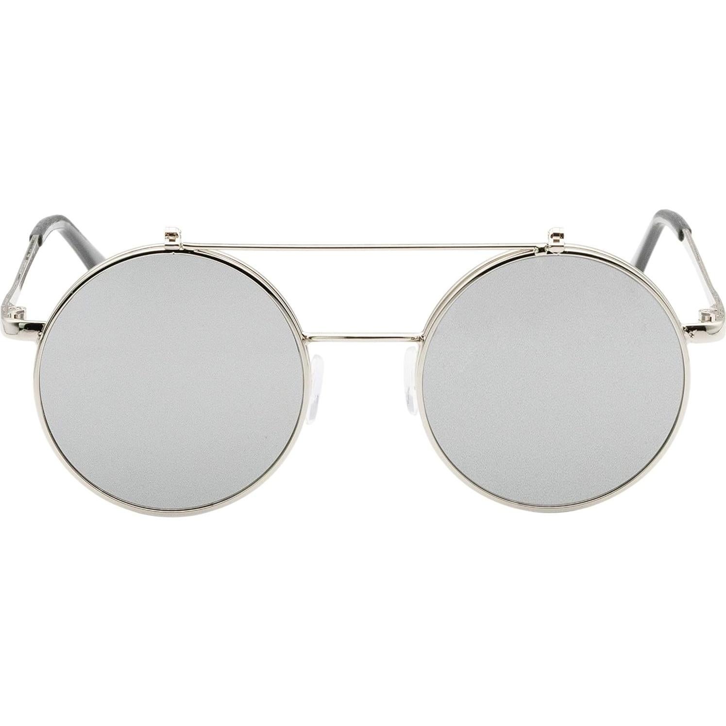 Gafas de Sol Retro J&L Steampunk con Lentes Levantables