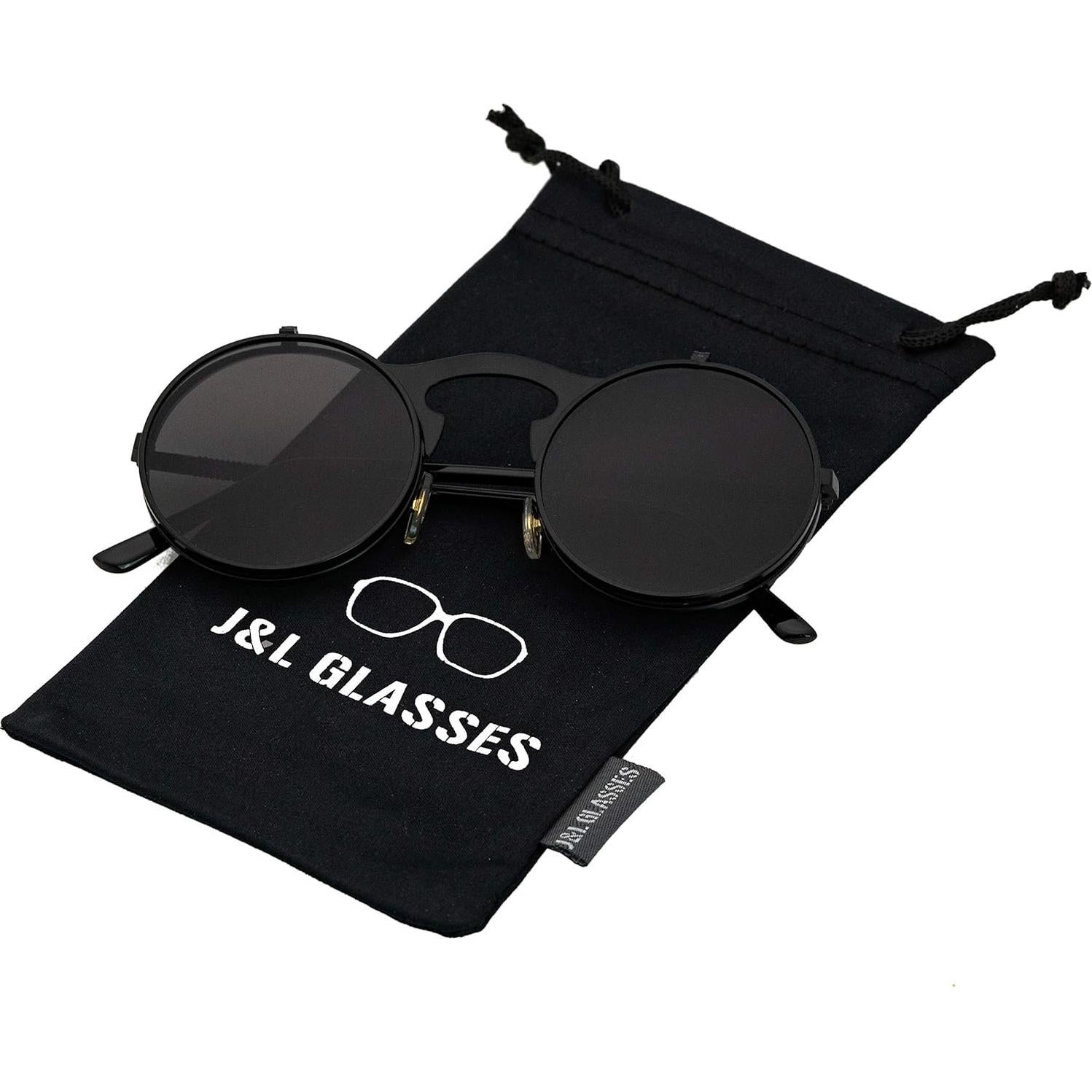 Gafas de Sol Retro J&L Plegables Estilo Steampunk