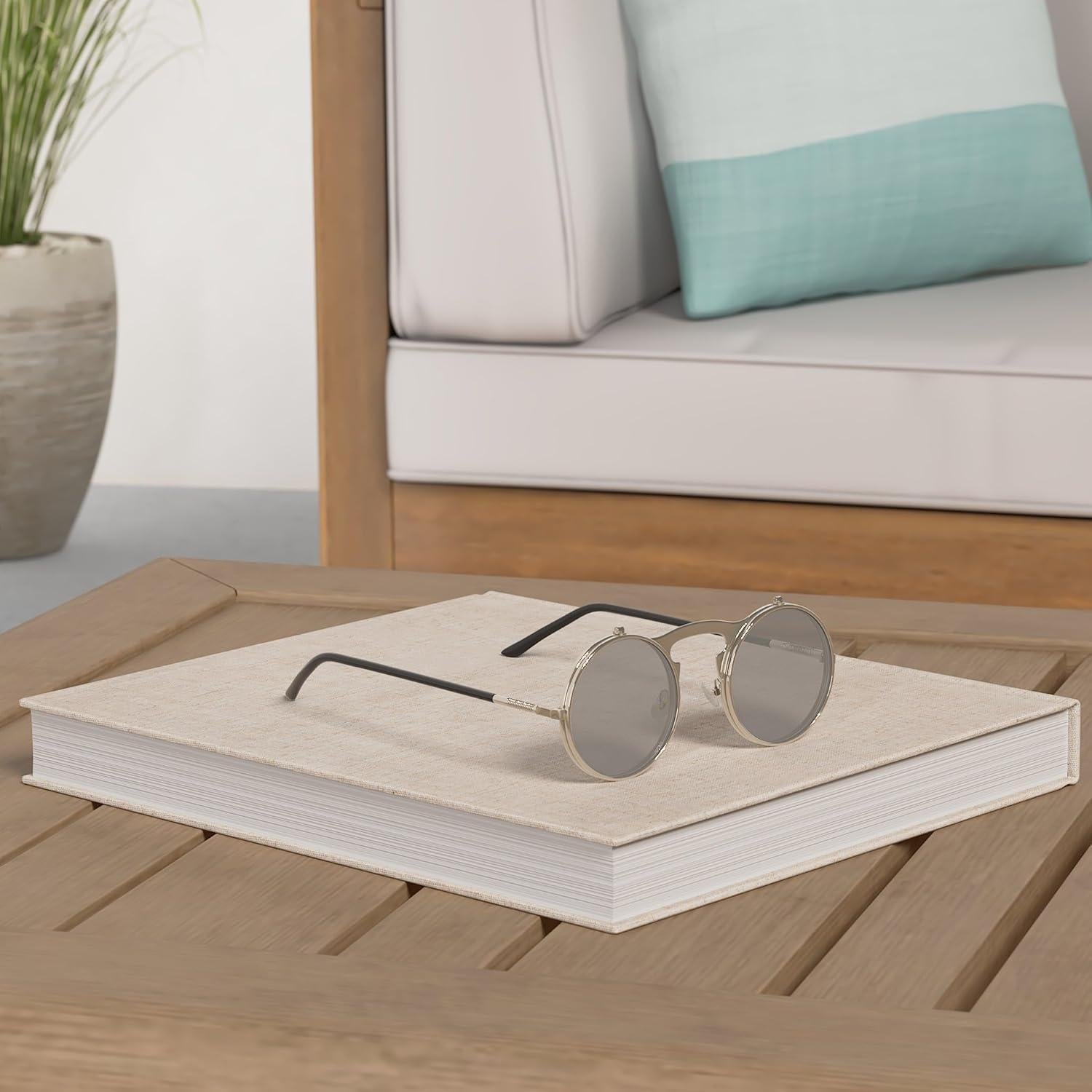 Gafas de Sol Retro J&L Steampunk con Lentes Flip-Up