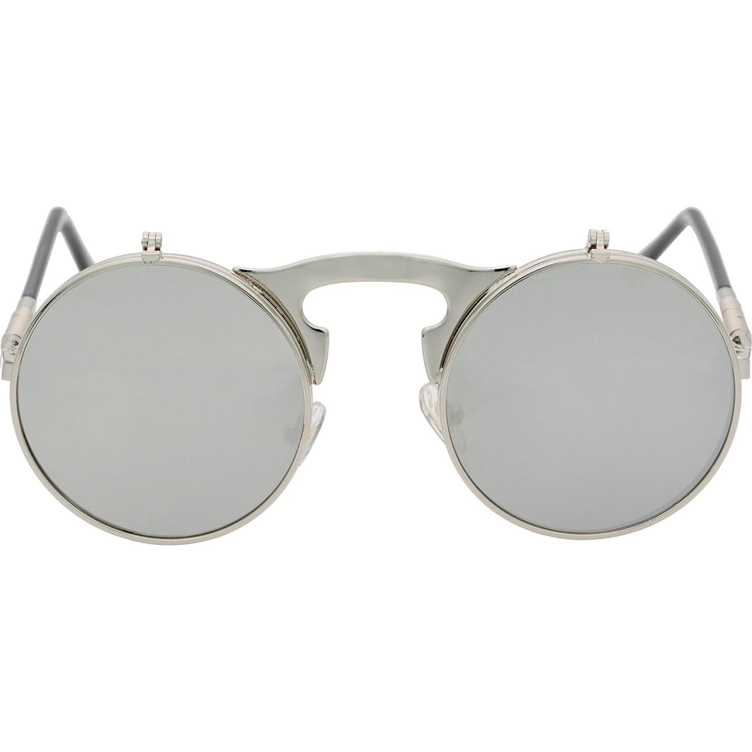 Gafas de Sol Retro J&L Steampunk con Lentes Flip-Up