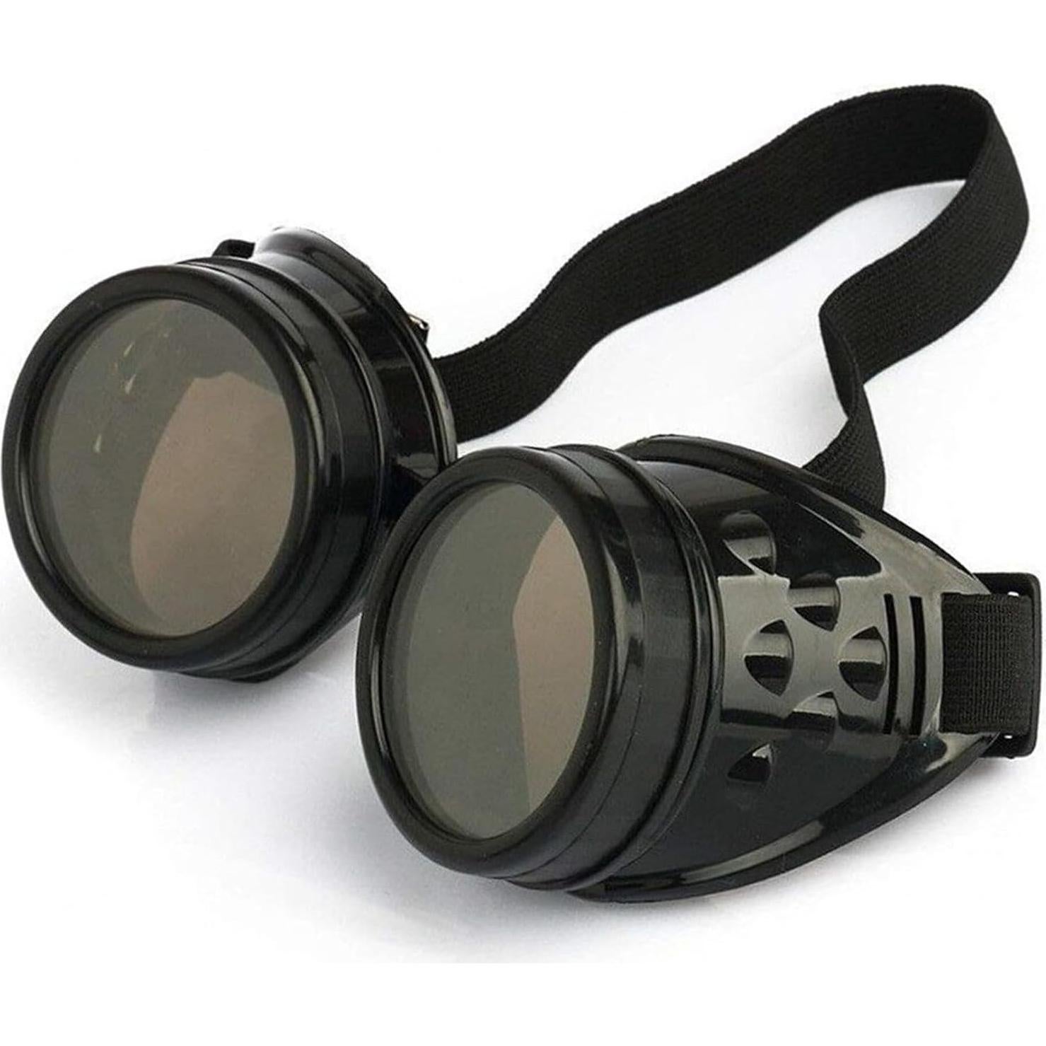 Gafas Vintage Steampunk Marca Desconocida Negro Mate