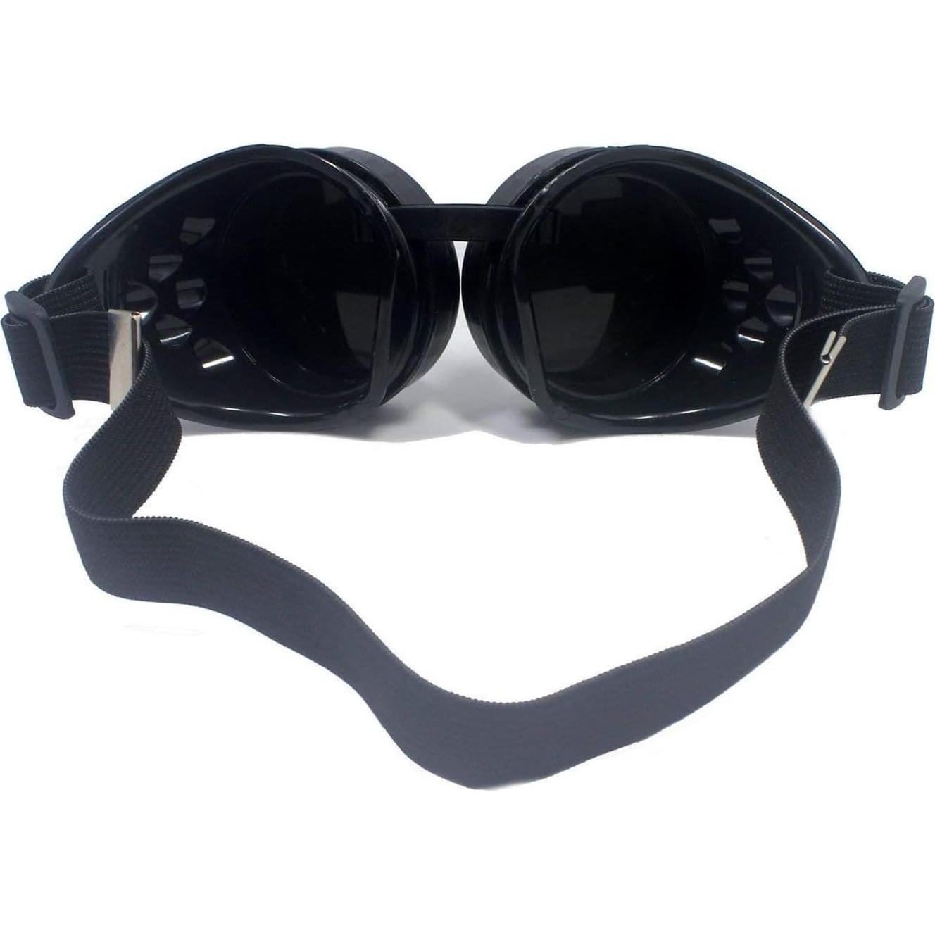 Gafas Vintage Steampunk Marca Desconocida Negro Mate