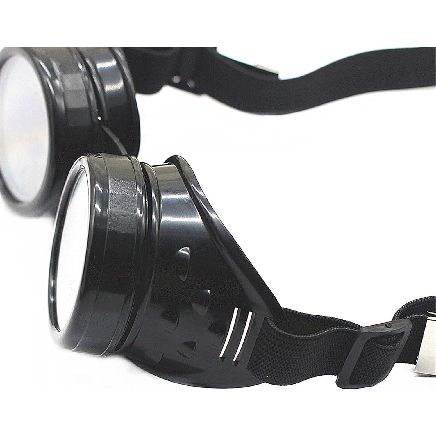 Gafas Vintage Steampunk Marca Desconocida Negro Mate