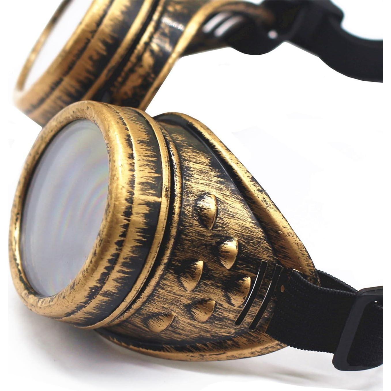 Gafas Vintage Steampunk Latón para Hombres