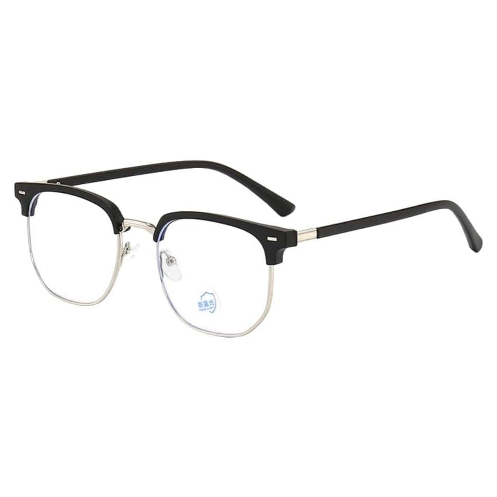 Gafas Semirimless Shiratori Vintage con Protección Luz Azul